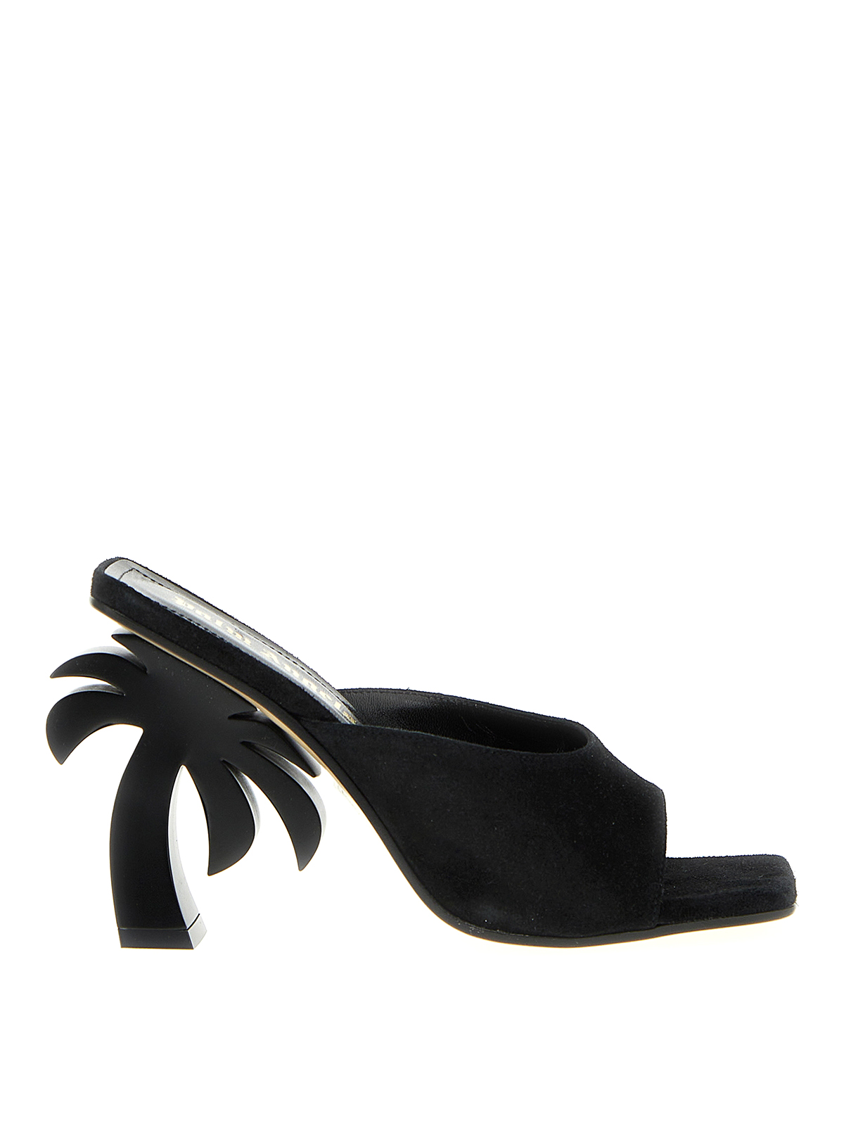 Shop Palm Angels Palm Beach Mules In Negro