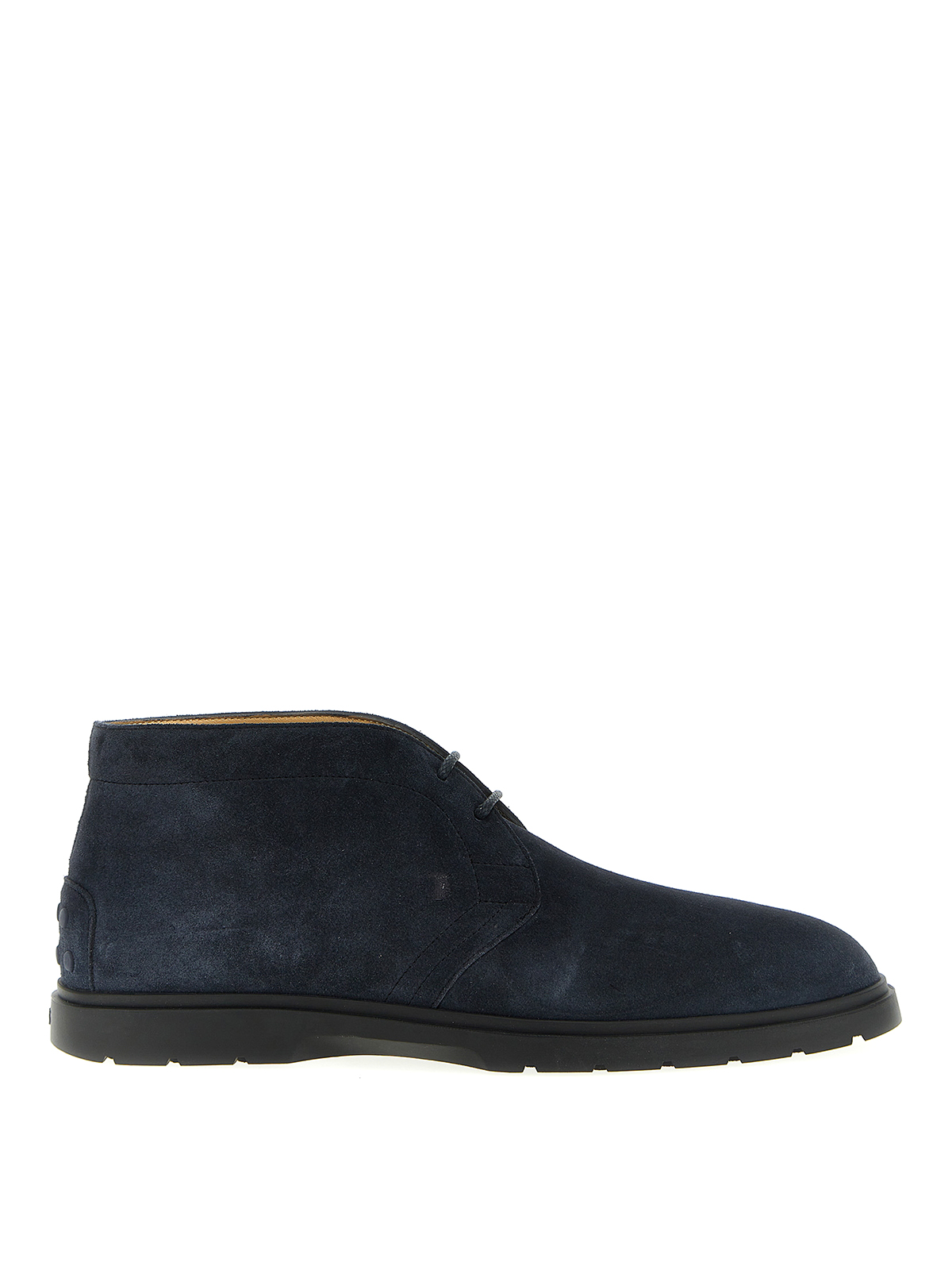 Shop Tod's Suede Boots In Blue