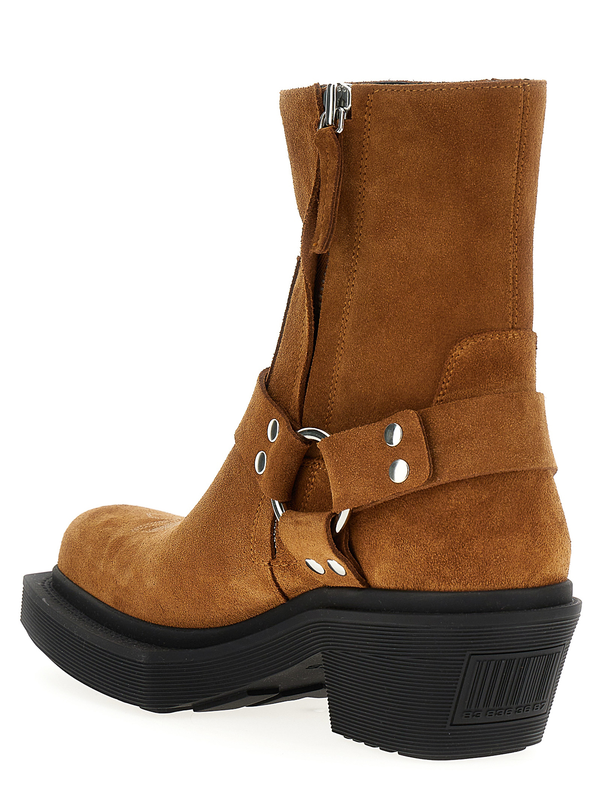 Shop Vetements Neo Western Harness Ankle Boots In Brown