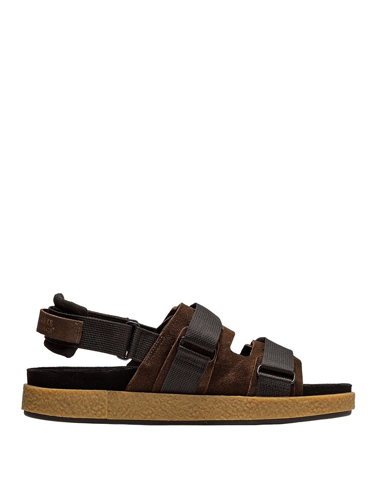 Shop Clarks Leather Sandals In Green