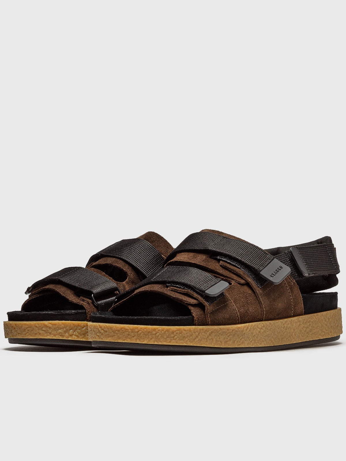 Shop Clarks Leather Sandals In Green