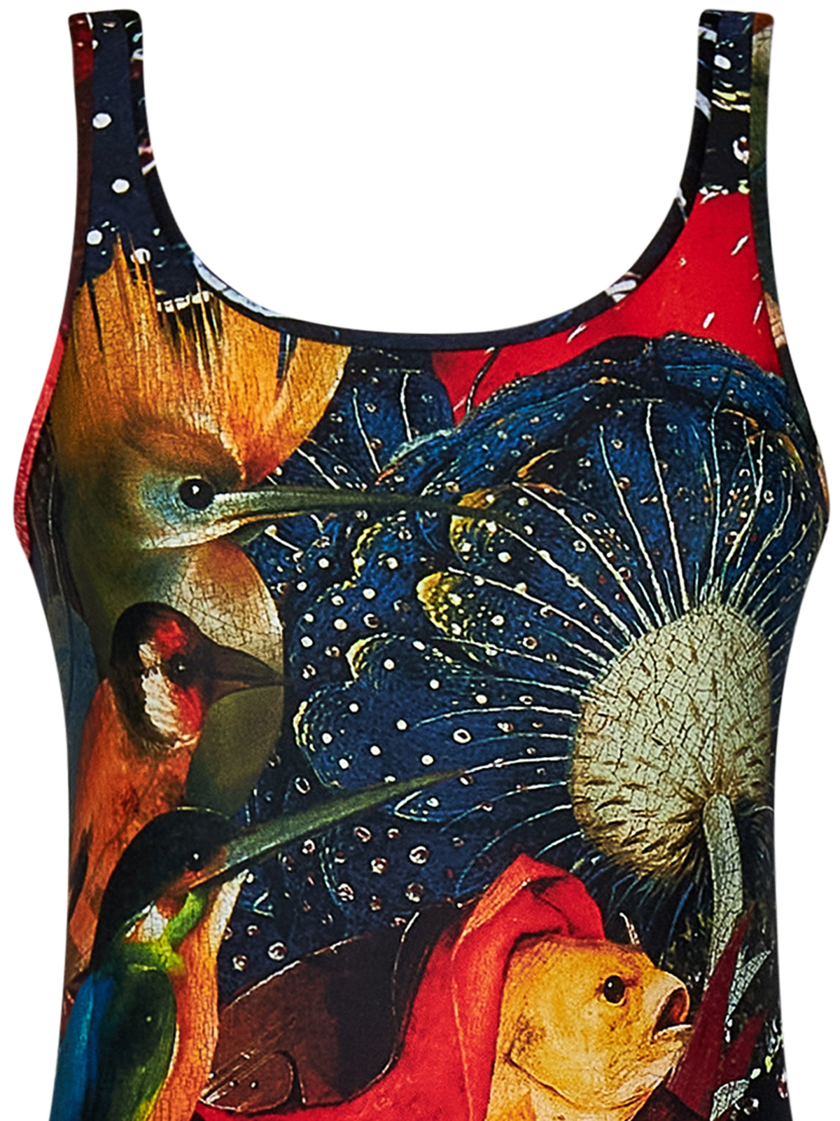 Shop Alexander Mcqueen Multicolor Stretch Jersey Bodysuit