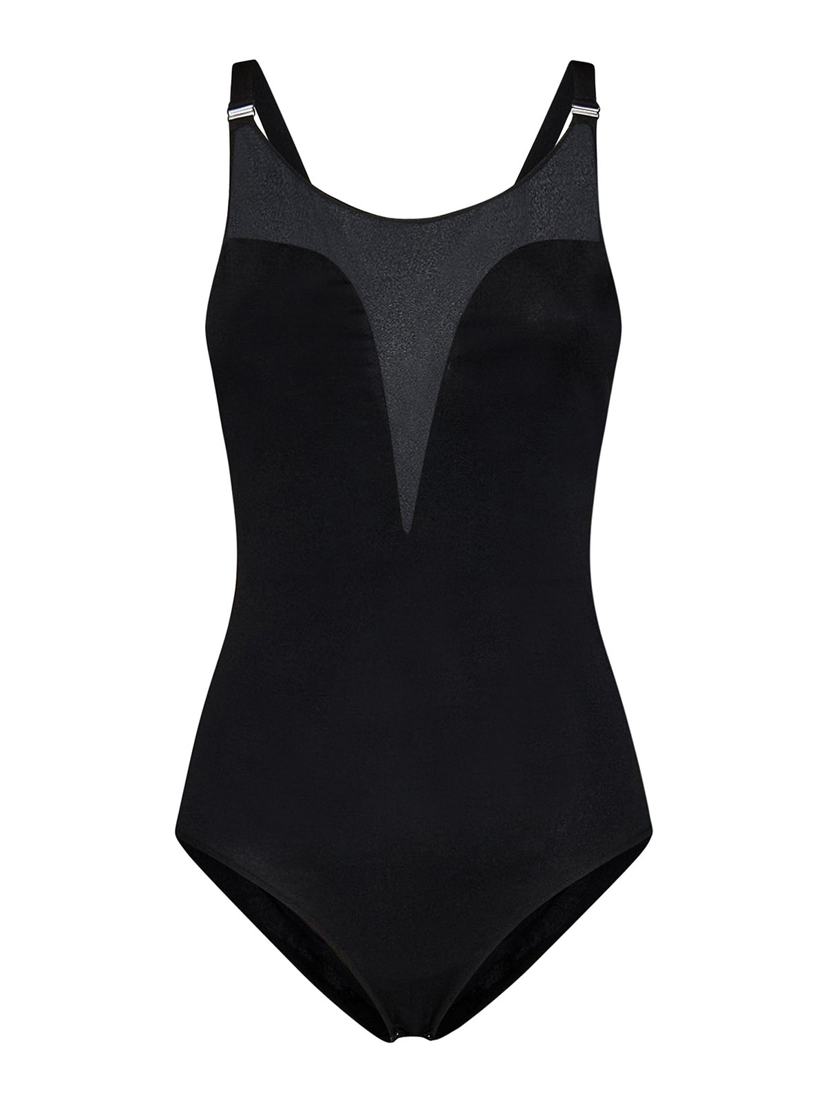 Shop Alexander Mcqueen Black Silk Blend Bodysuit In Negro