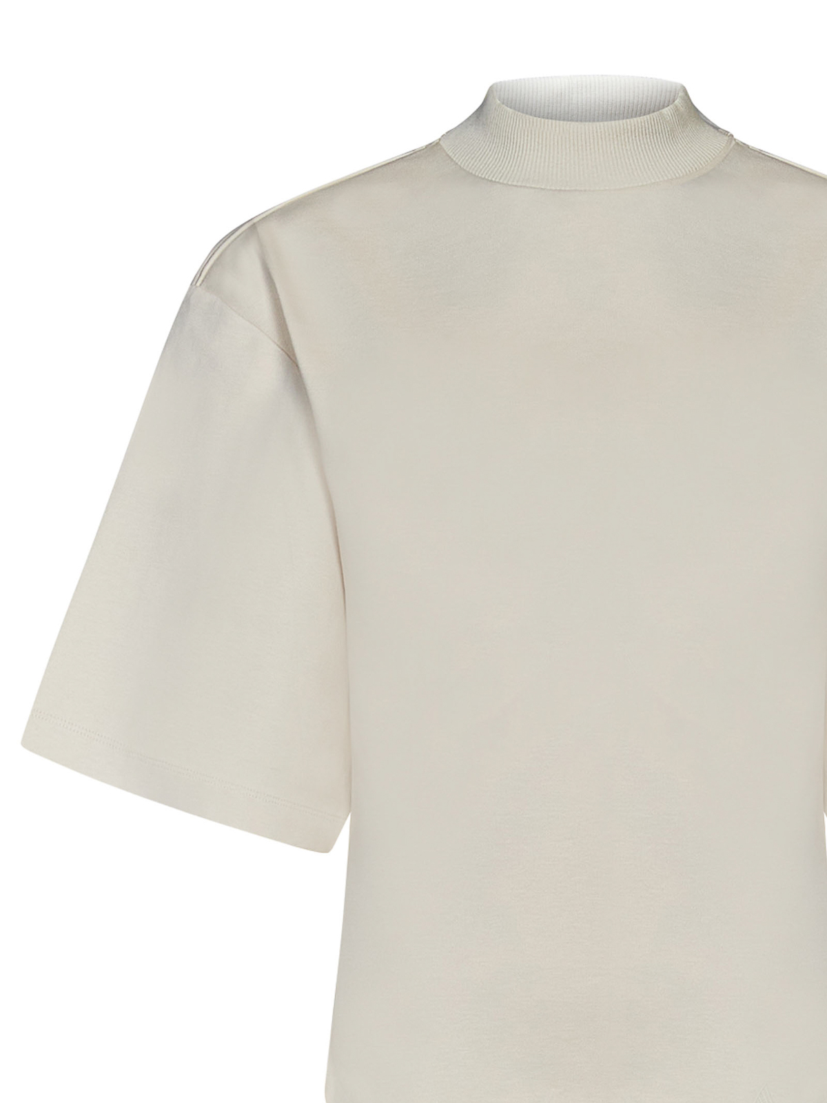 Shop Attico Oversized Ivory Jersey T-shirt In White