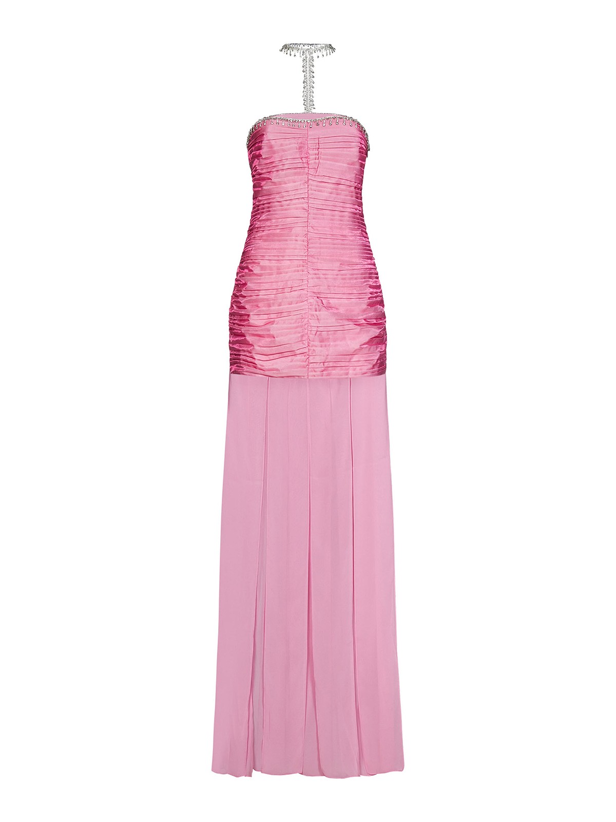 Rotate Birger Christensen Long pink dress - Women|111041465142307