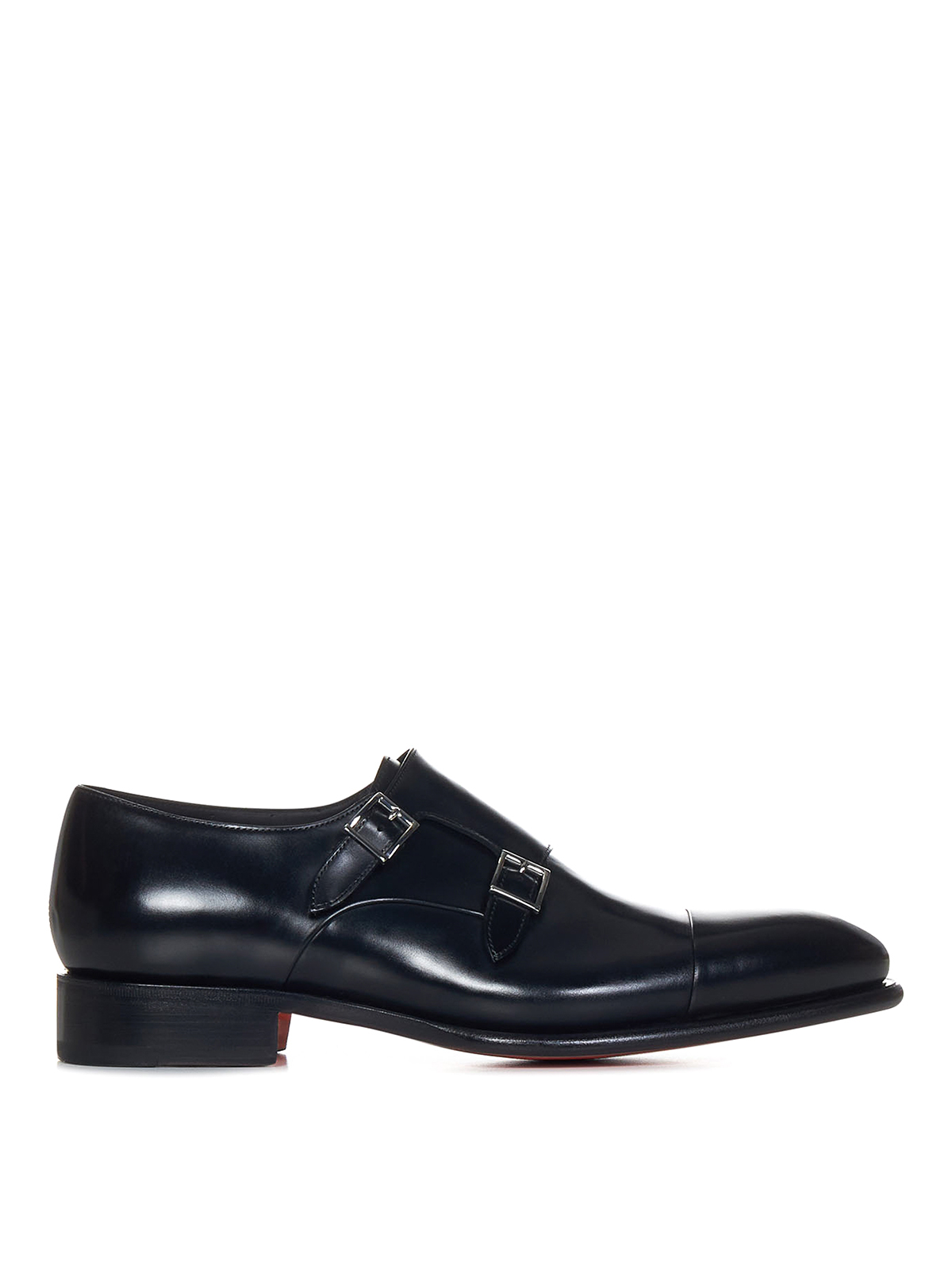 Santoni Oxford Lace-up Shoes In Negro