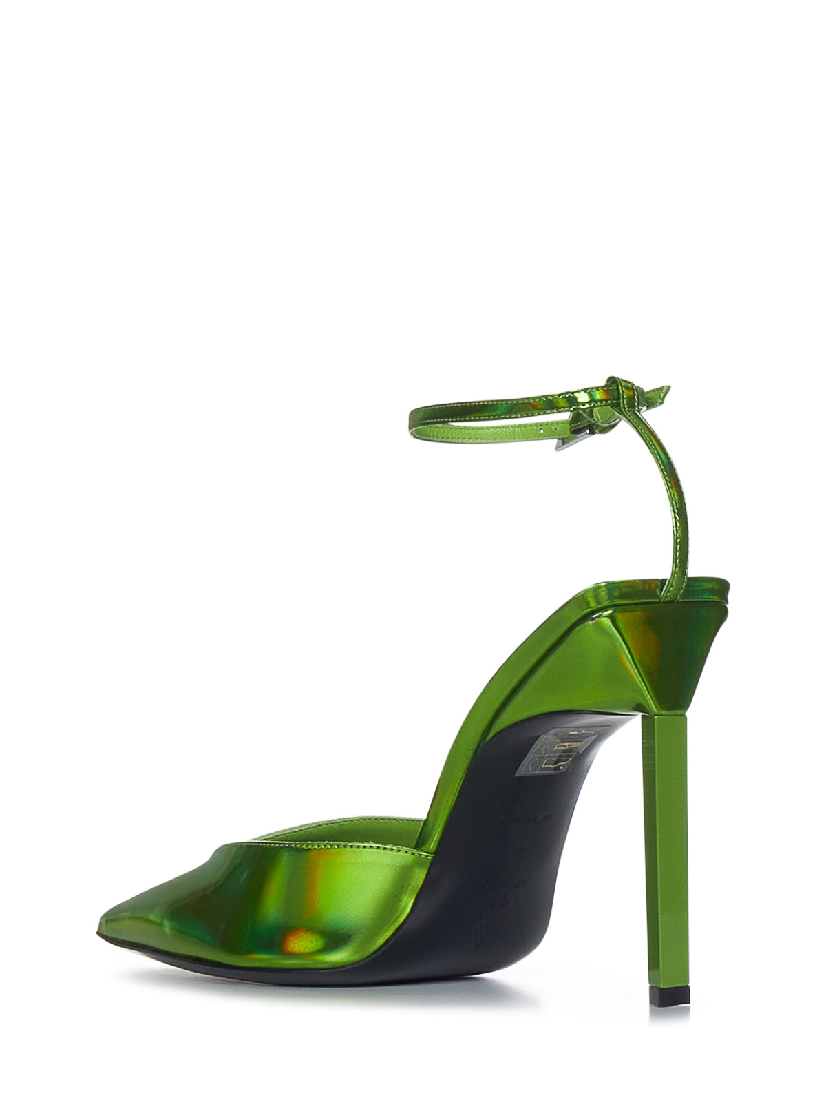 Court shoes The Attico - Laminated eco-friendly patent slingback ...