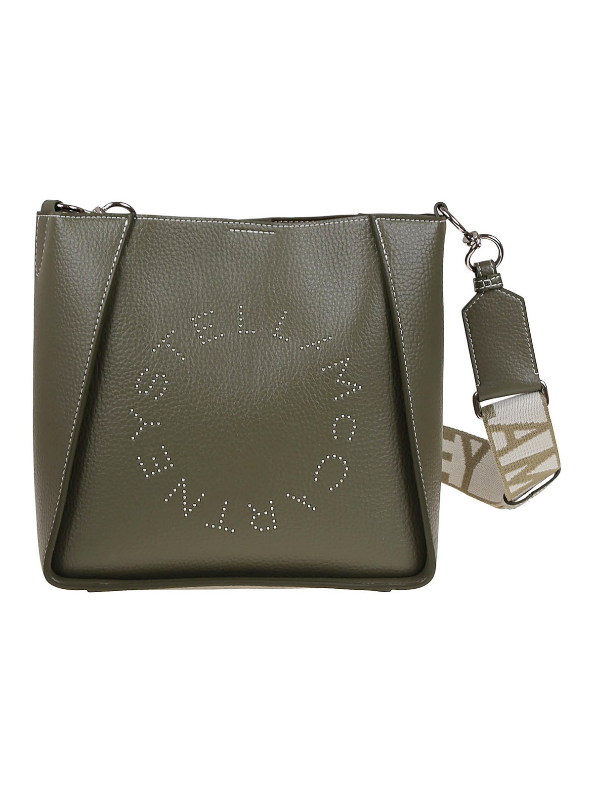 Stella Mccartney Mini Crossbody Bag In Green