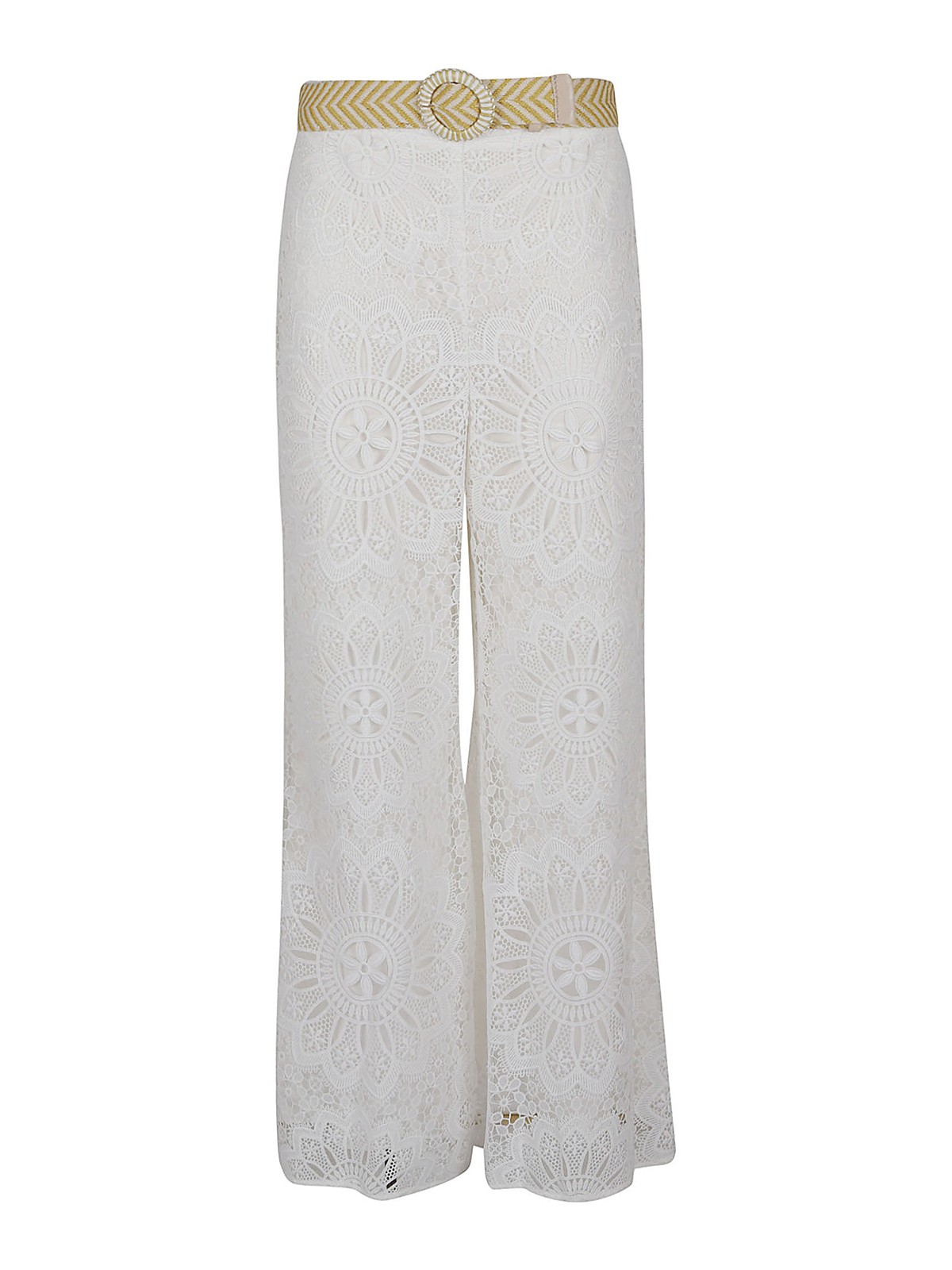 Zimmermann Chintz Doily Lace Pant In White