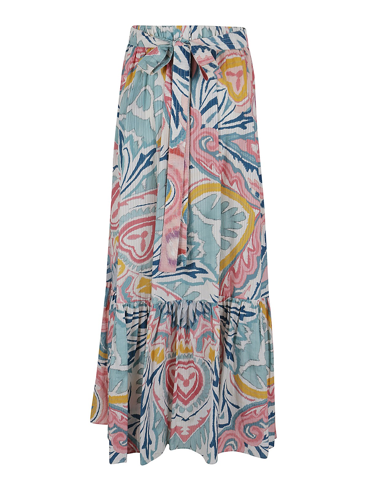 スカート ETRO FW25 Etro Midi Skirt (WRFA0058 99SASO9 X0804) ETRO | Fuchsia Women's Midi Skirt | YOOX