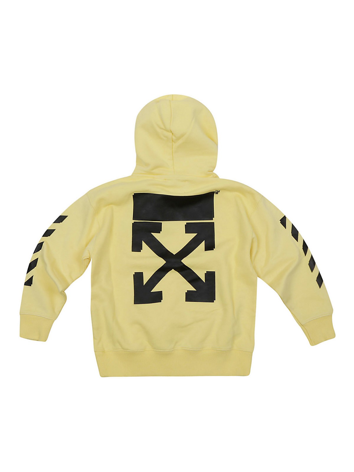 Off white clearance hoodie yellow arrow