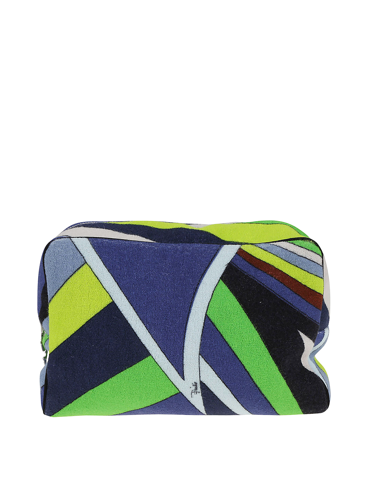 abstract-print makeup bag, PUCCI