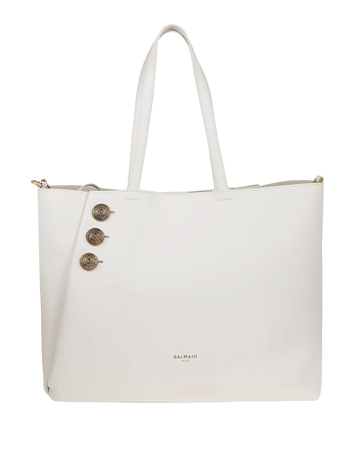 Embleme shopping bag calfskin