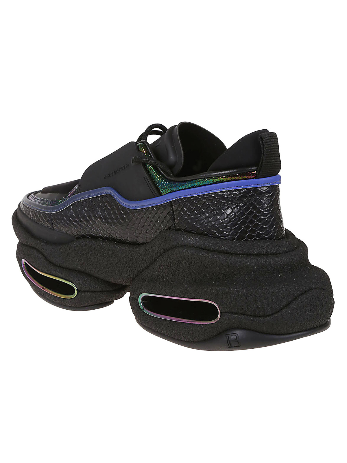 Dior b22 black on sale reflective multicolor trainer