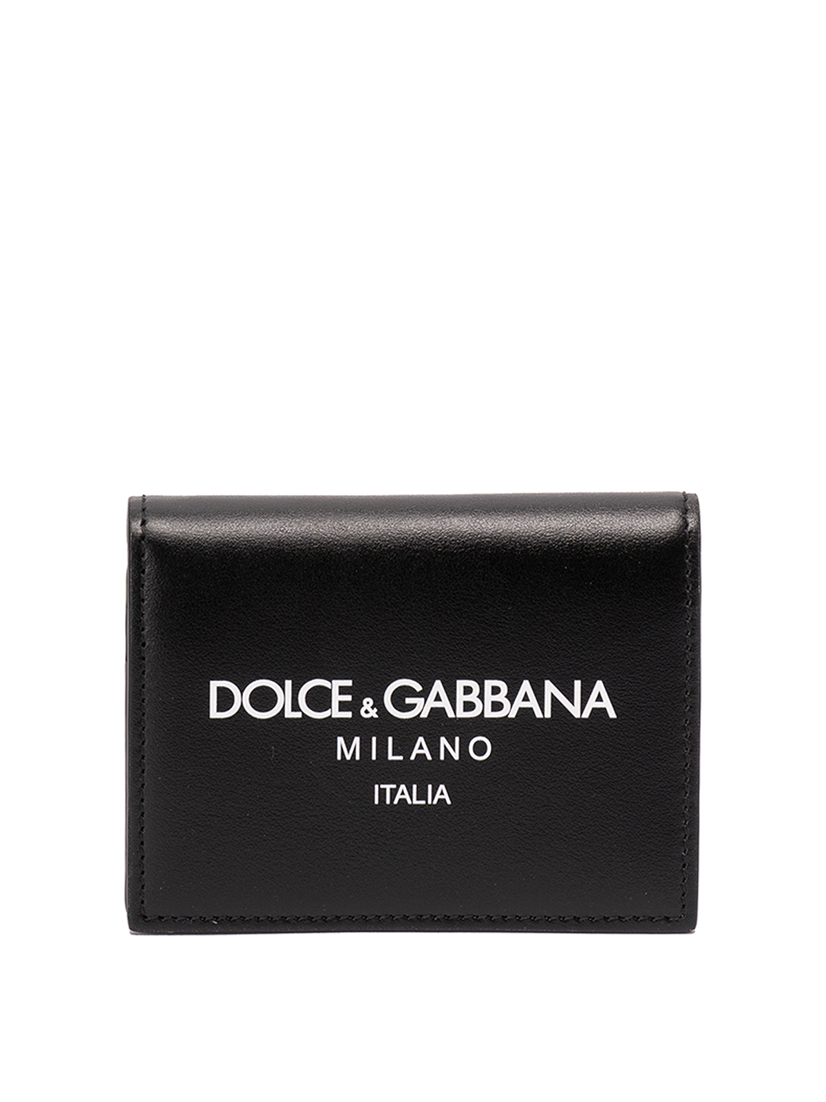 Dolce & Gabbana Card Case With Logo In Black