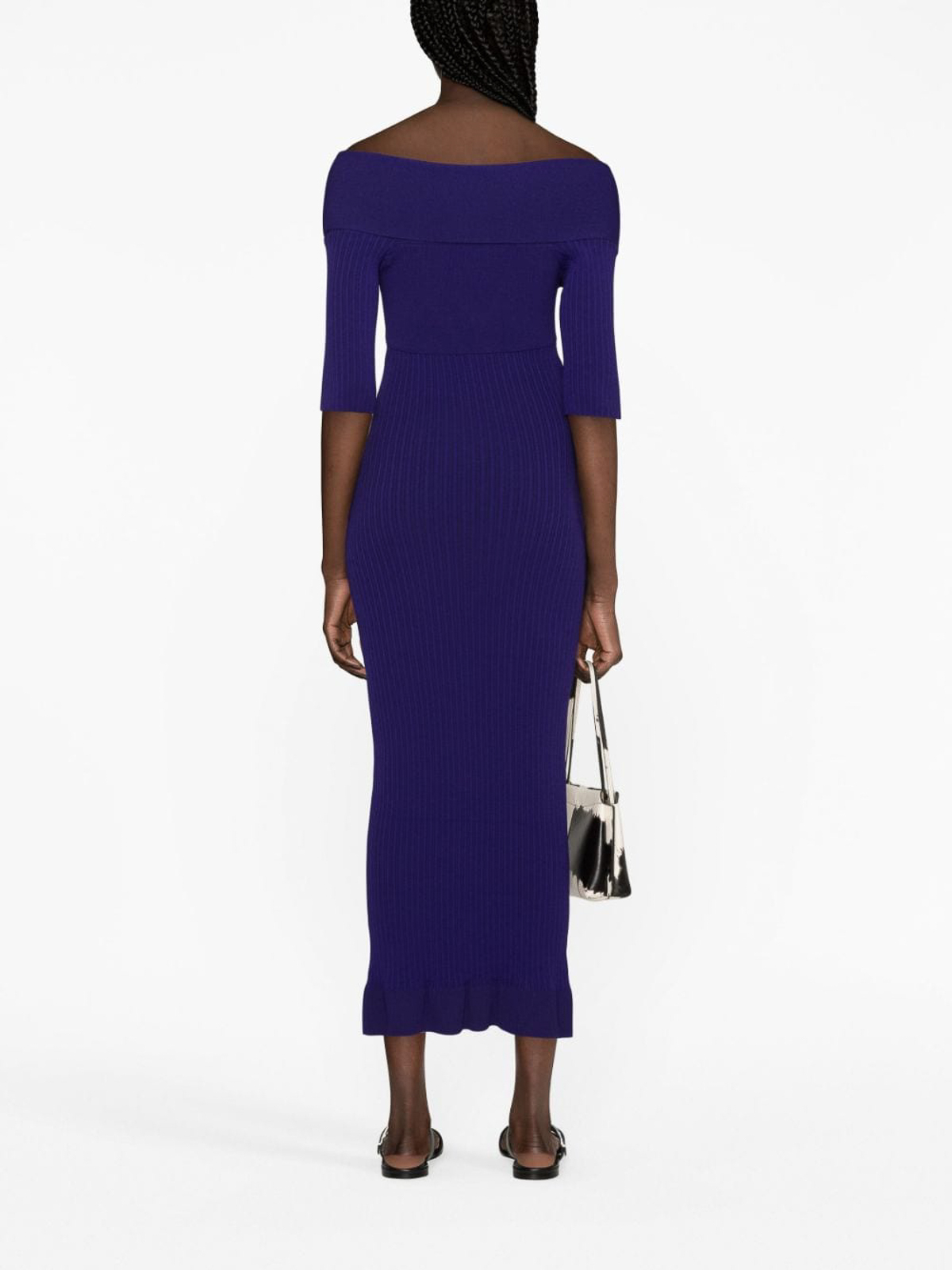 Shop Philosophy Di Lorenzo Serafini Sleeveless Long Dress In Purple