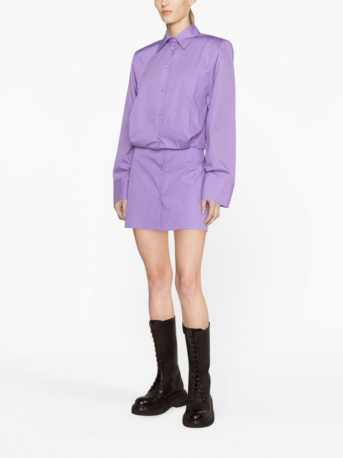 Shop Attico Vestido Corto - Púrpura In Purple