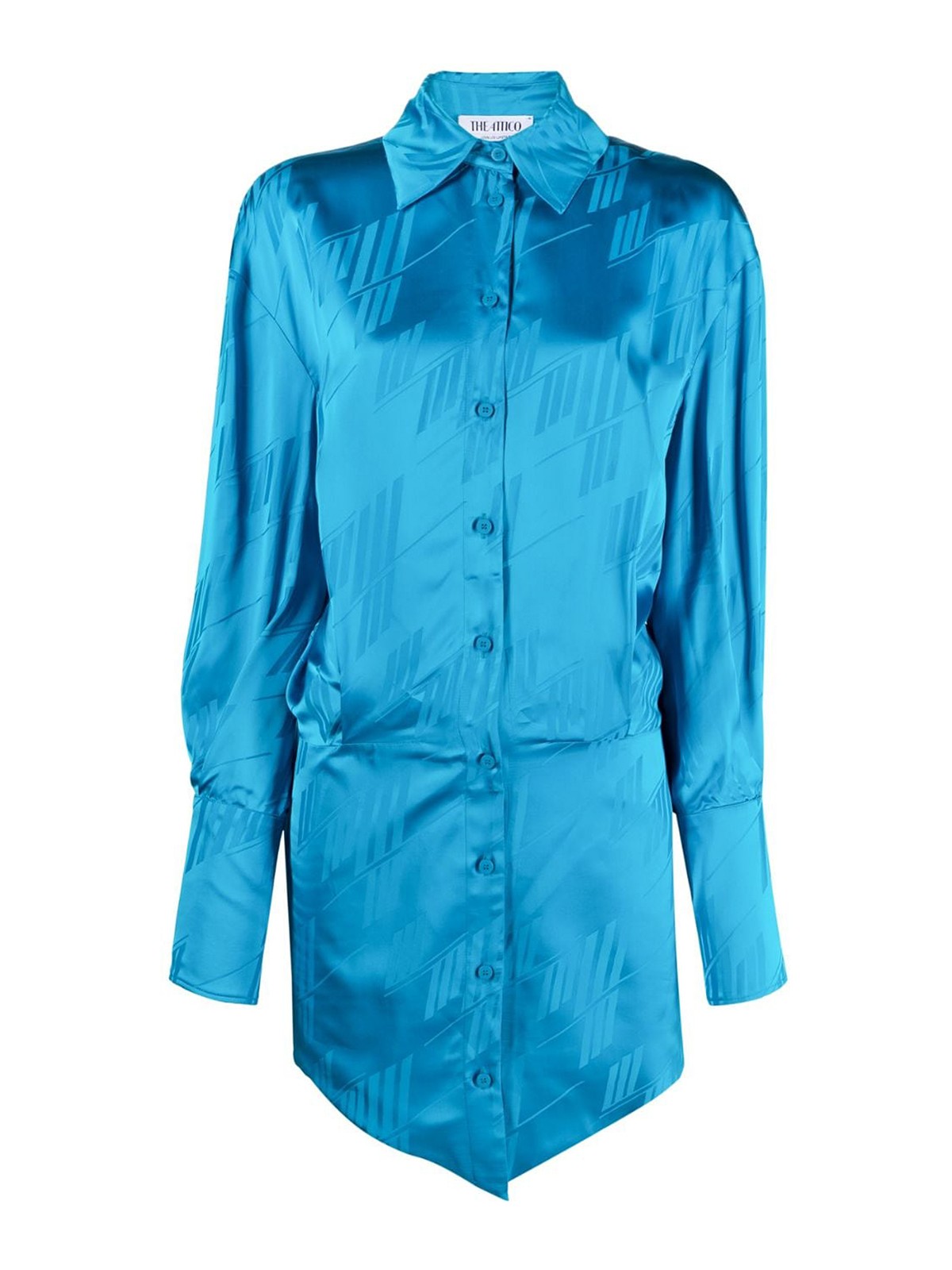The Attico `silvye` mini dress - Blue - Women|237WCA93V053258 The Attico `silvye` mini dress - Blue - Women|237WCA93V053258