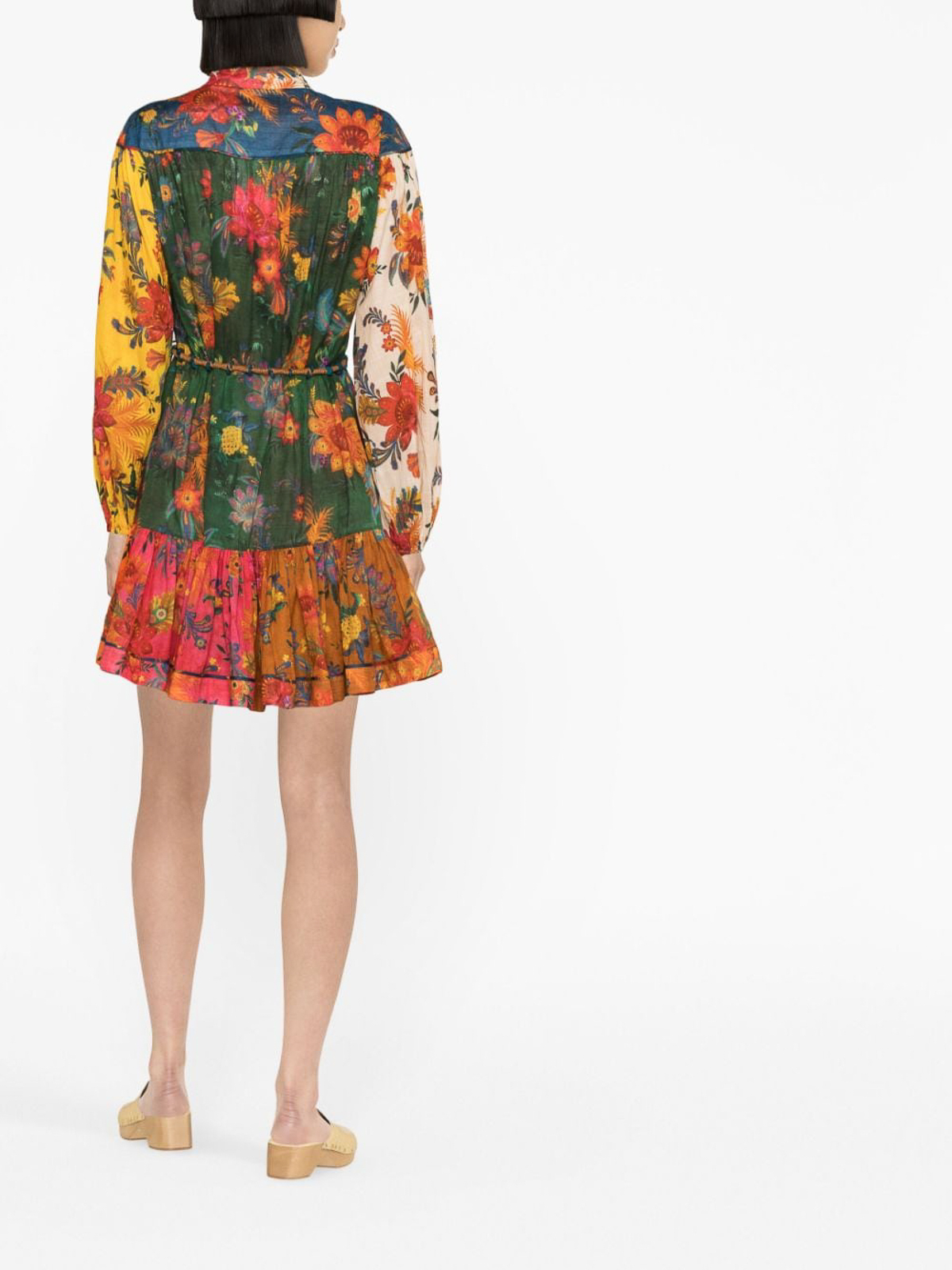 Shop Zimmermann `ginger Lantern` Mini Dress In Multicolor