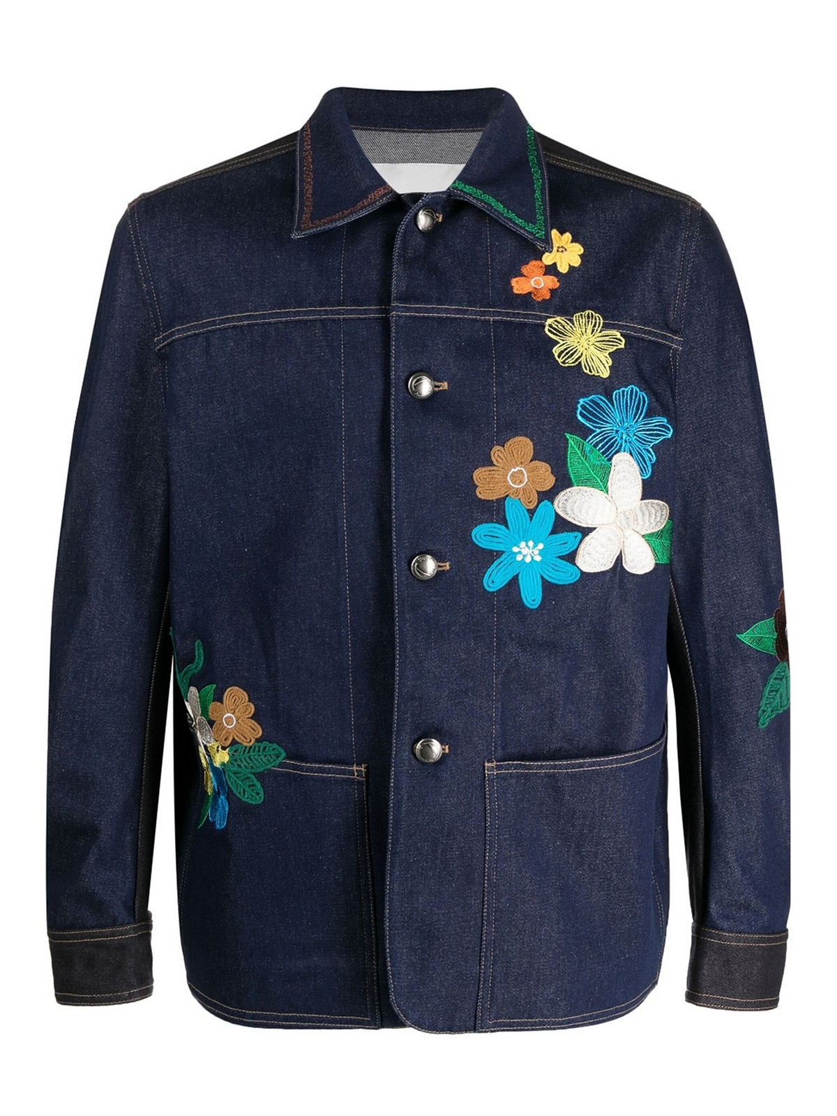 Casual jackets Andersson Bell - Flower embroidery chore jacket ...