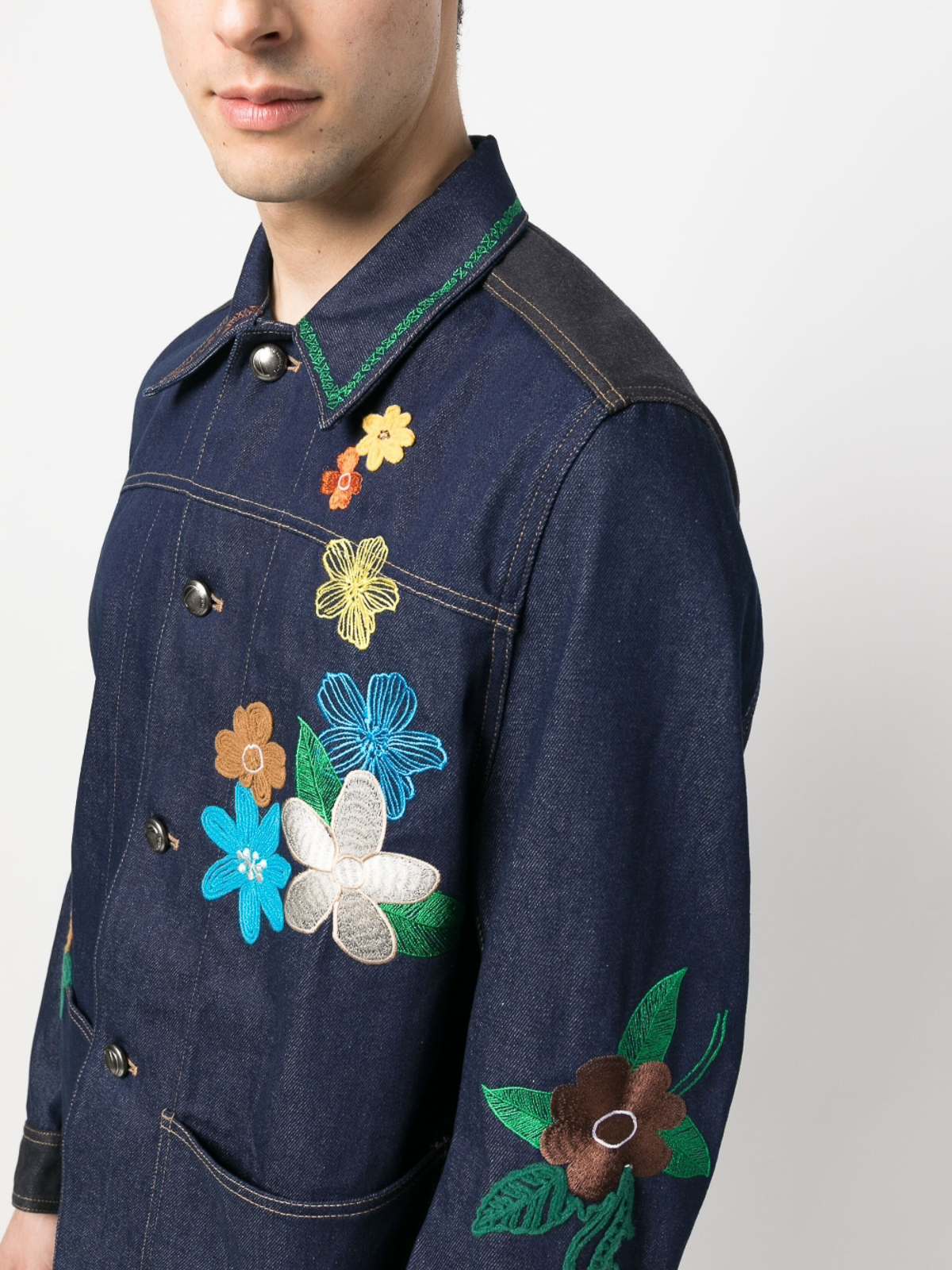Casual jackets Andersson Bell - Flower embroidery chore jacket ...