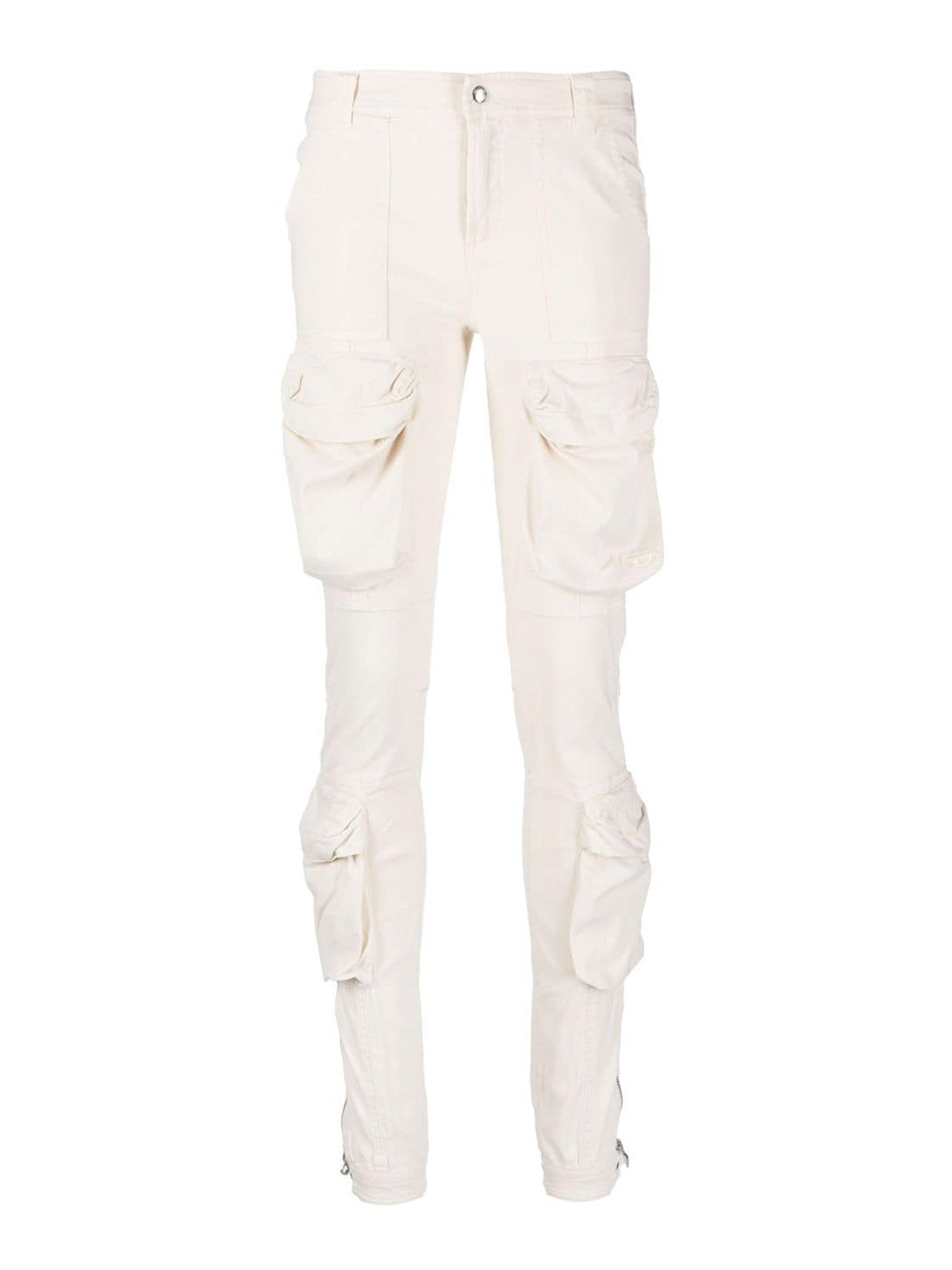 Shop Diesel `p-lan` Slim Fit Cargo Pants In White
