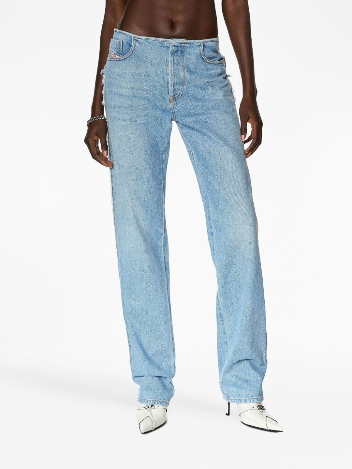 Diesel `d-ark-s1` 5-pocket denim pants - Light Wash