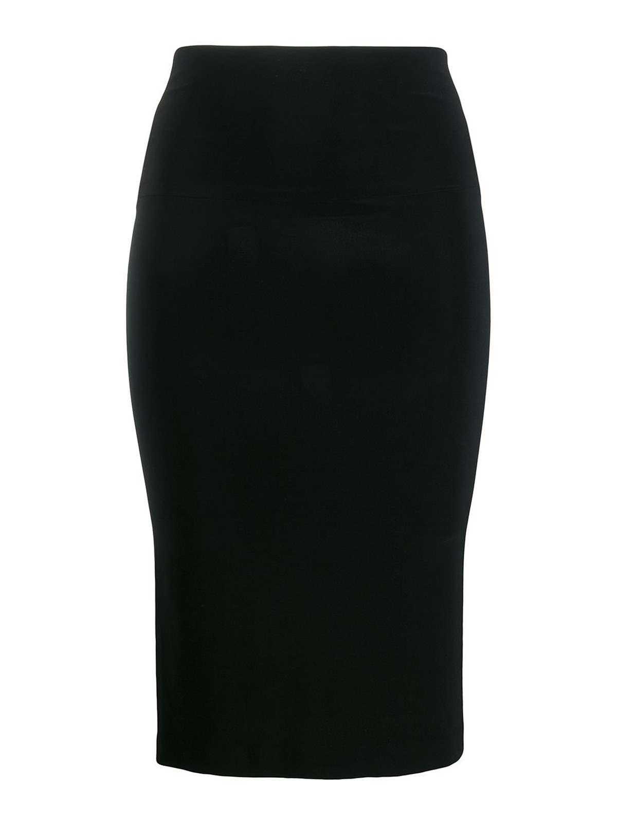 Shop Norma Kamali Falda Semilarga - Negro In Black