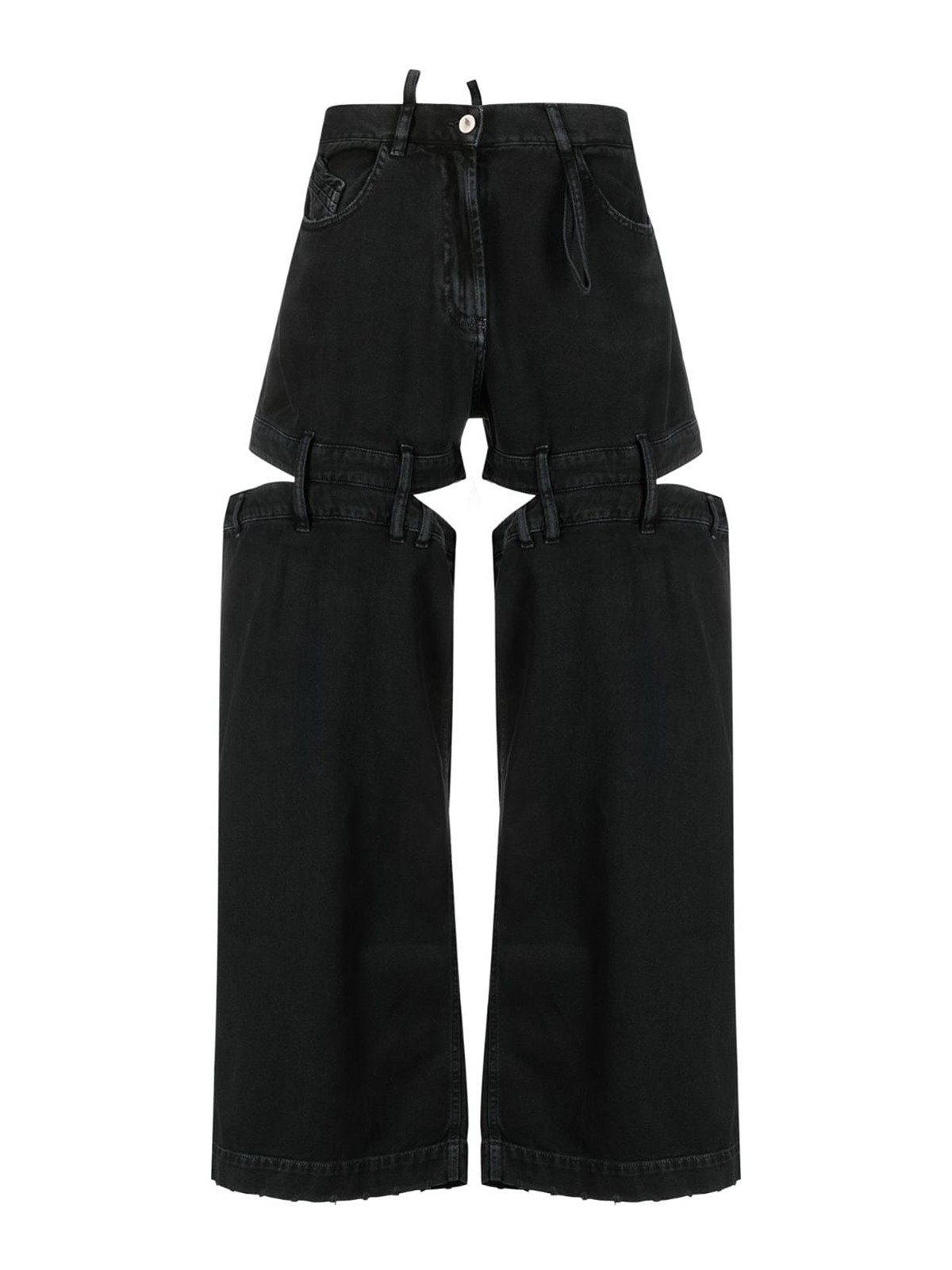Shop Attico `ashton` Long Pants In Black
