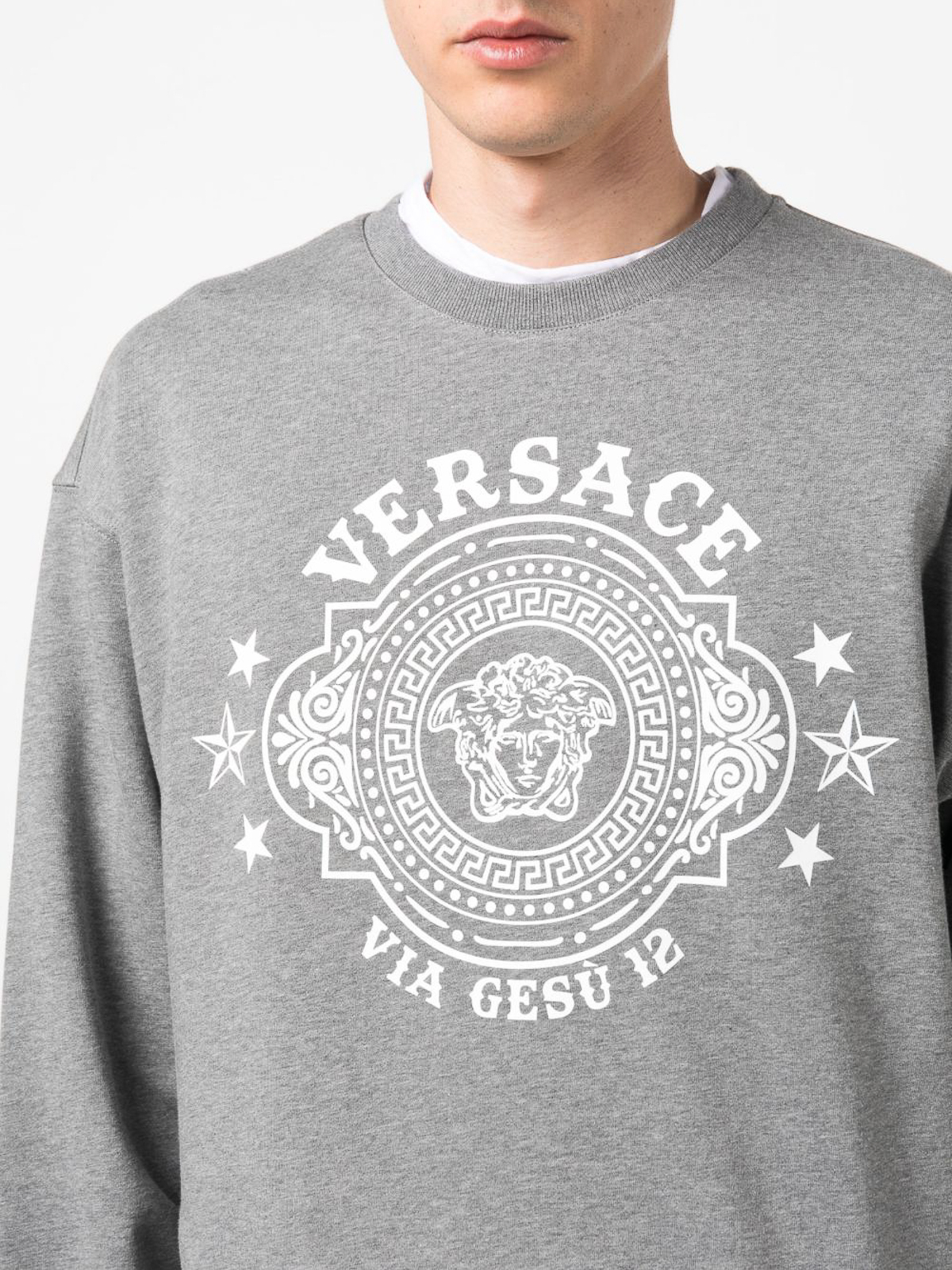 Shop Versace Camisa - Gris