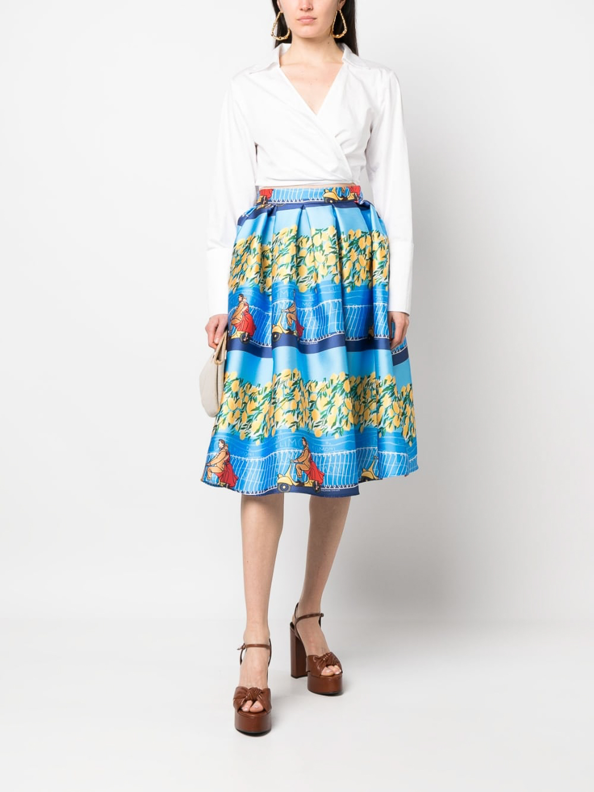 Alessandro Enriquez Skirt - Multicolour - Women | AESK01DUPLIM