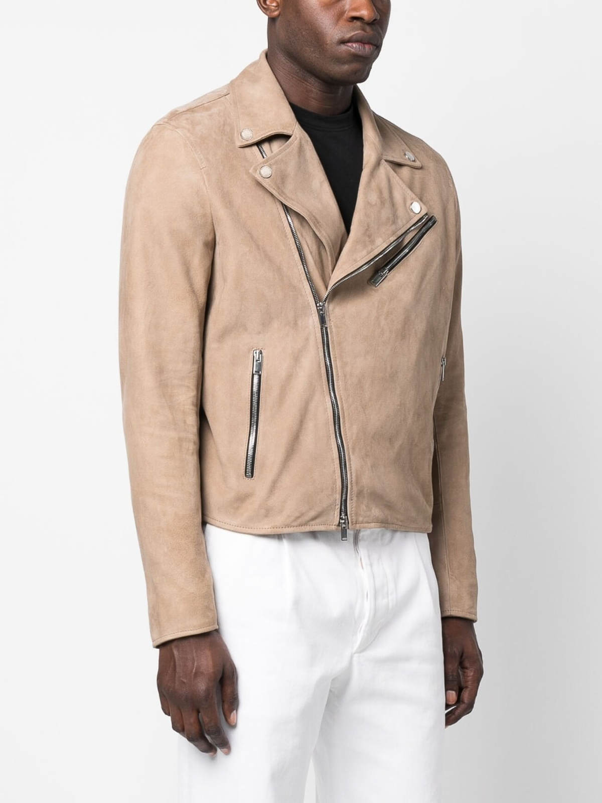 Tagliatore Leather jacket - Light Beige | FRANKLYNCHE230123E222 Tagliatore Leather jacket - Light Beige | FRANKLYNCHE230123E222