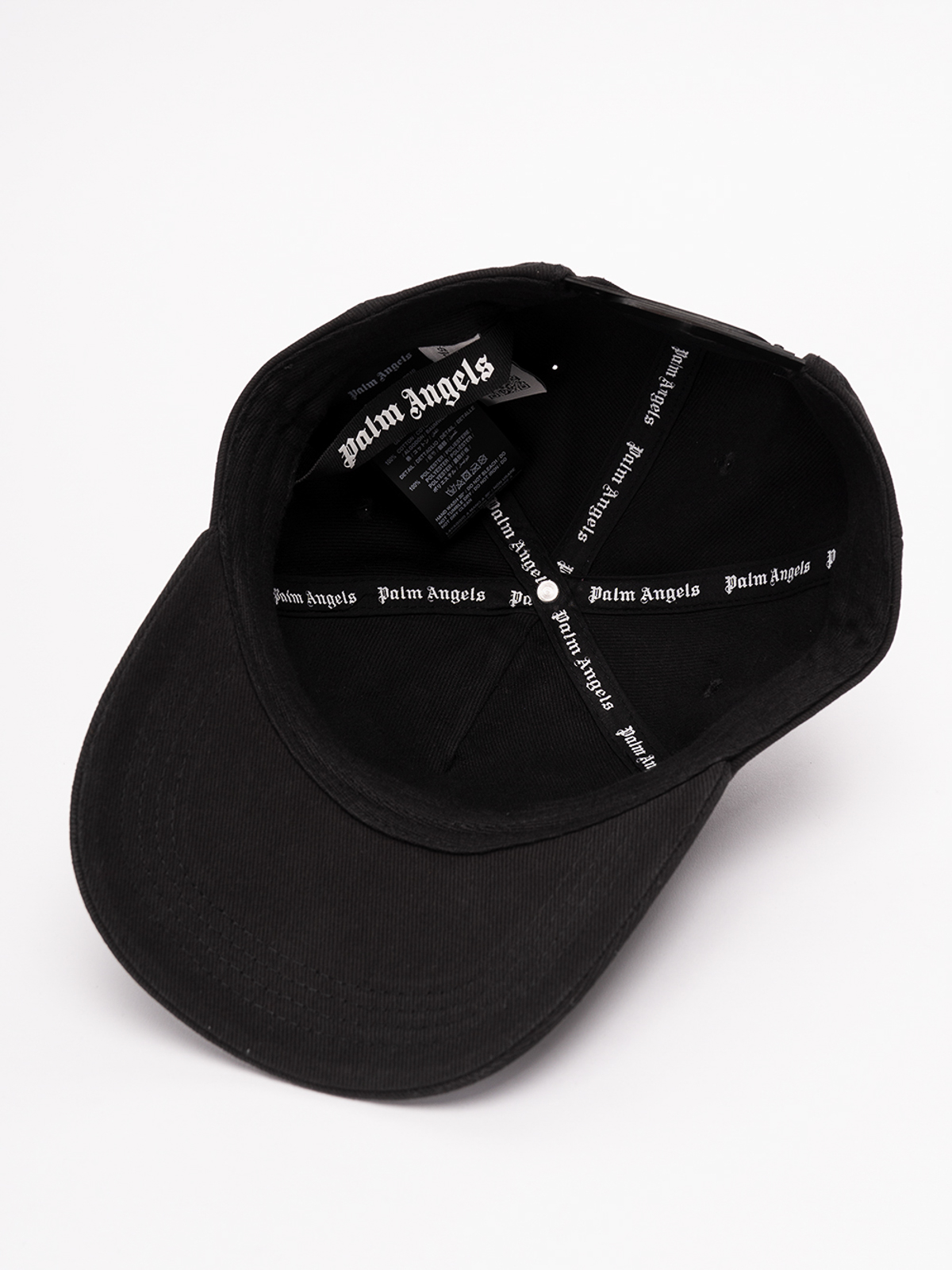 Shop Palm Angels `pa Monogram` Cap In Black