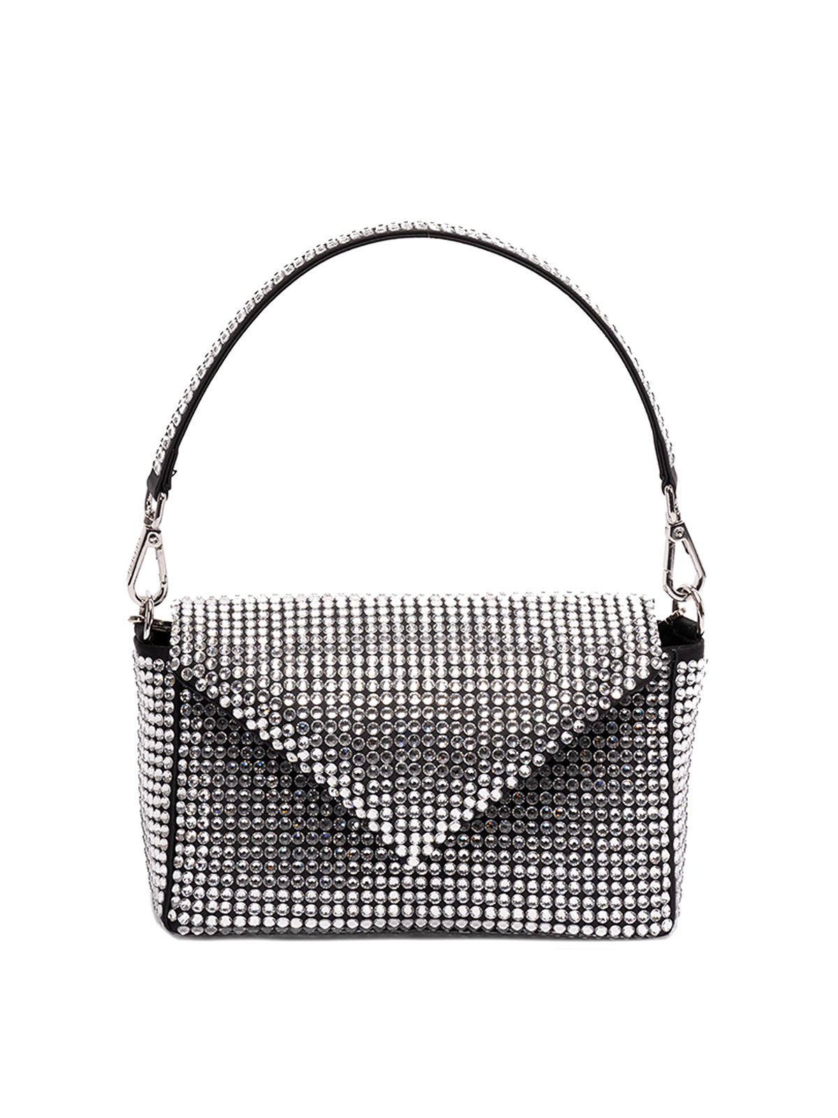 Totes bags Gedebe my love handbag MYLOVESATINBLACKCRYSTAL