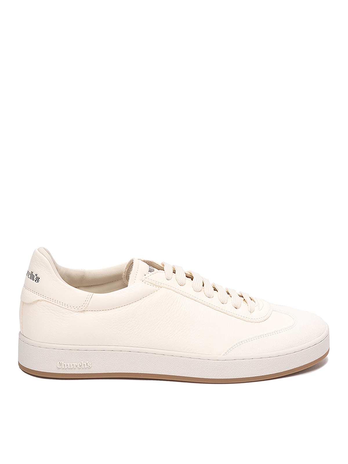 Church's `largs` Leather Sneakers In Blanco