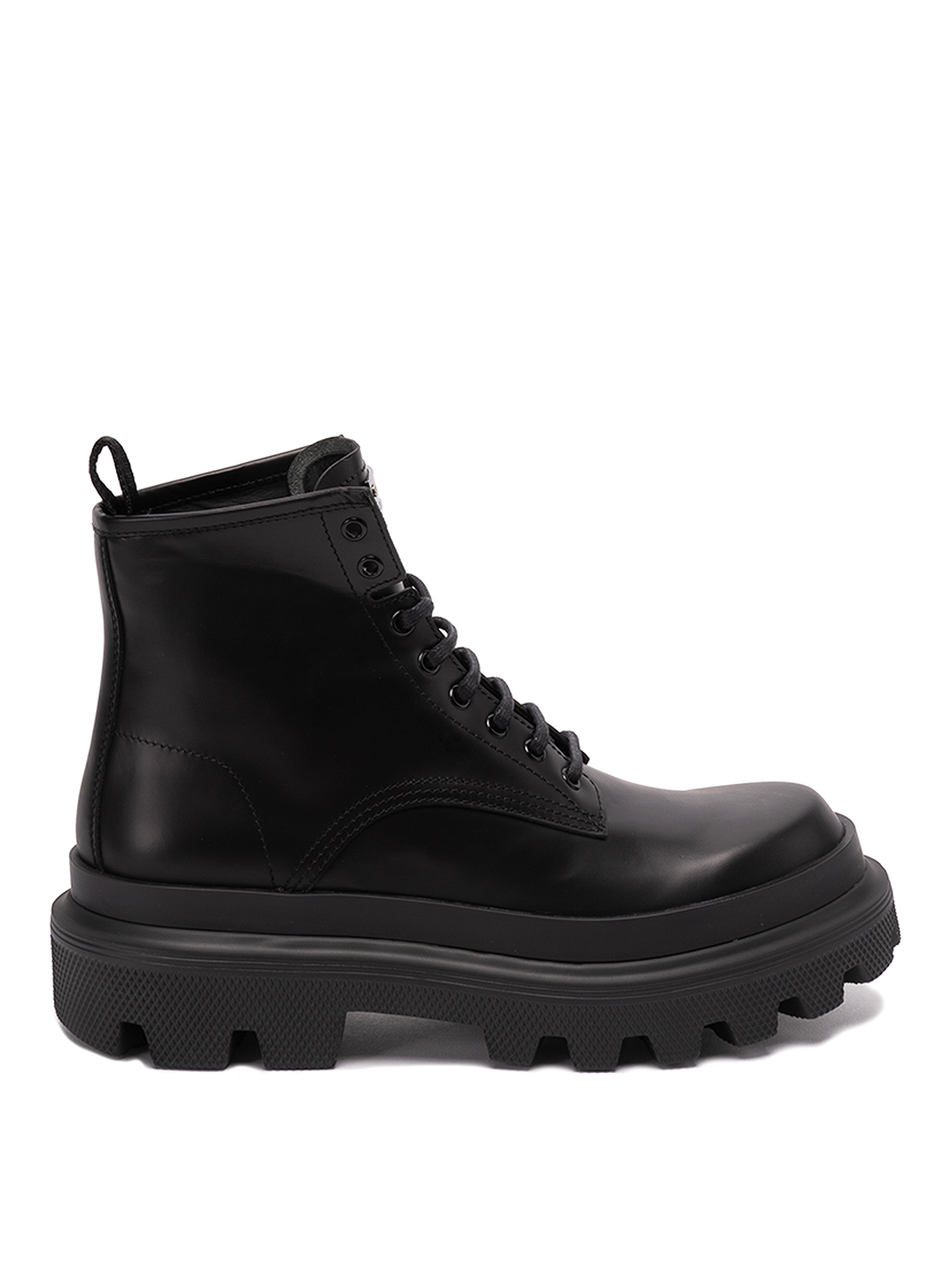 Dolce & Gabbana Brushed leather combat boots | A60566AB64080999