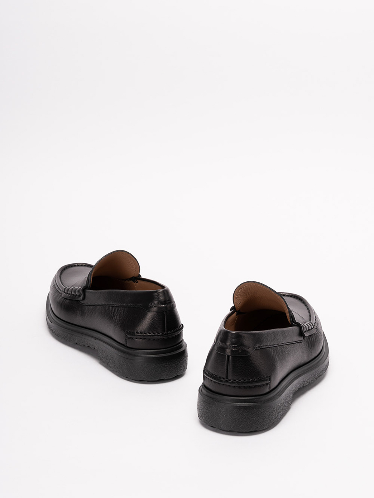 Ferragamo Pittsburgh Leather Loafer Ferragamo Pittsburgh loafers - Black - Men|020233742243006 main image 2