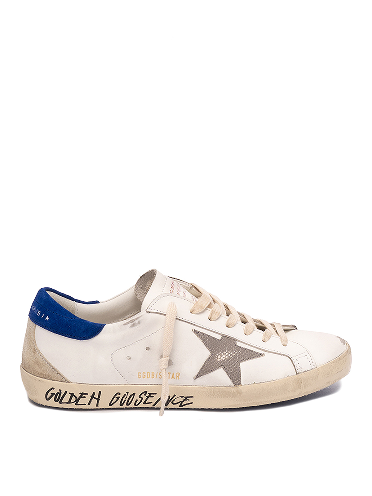 Shop Golden Goose `super-star` Sneakers In Blanco