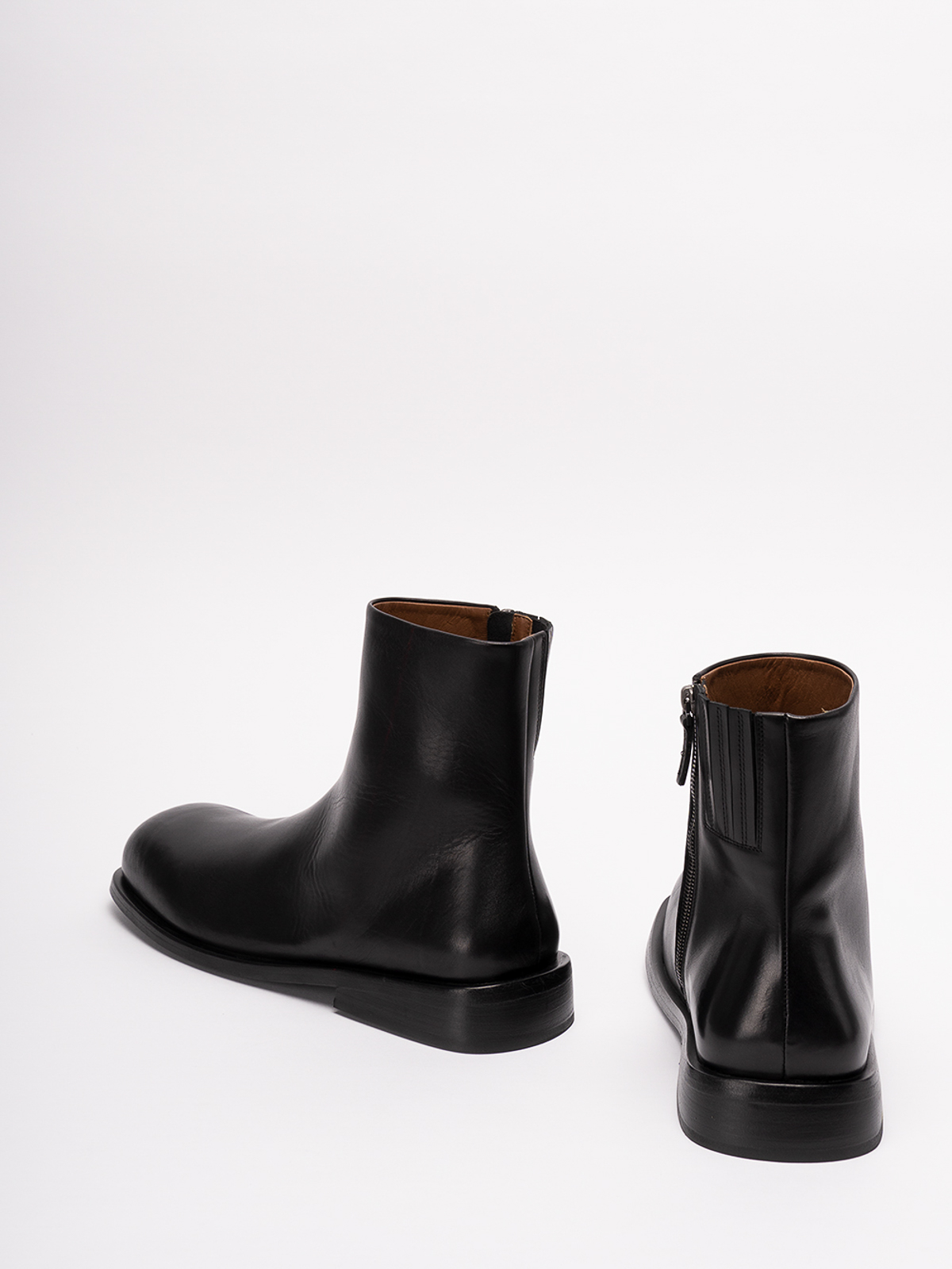 ショートブーツ・ブーティ marsell FW23 'Tillo' ankle boots (MW8146094 666) Marsèll `tello` leather ankle boots - Black - Men | MM4475146666