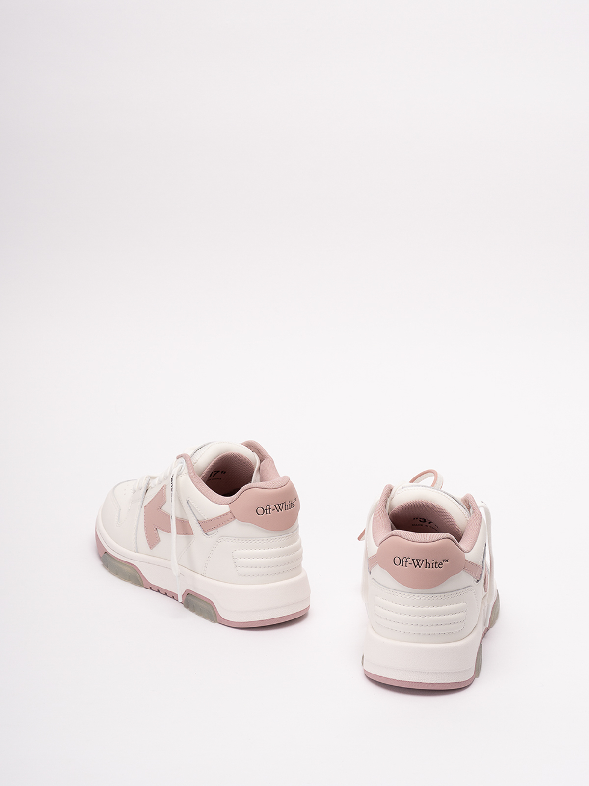 Shop Off-white `out Of Office Calf Leather` Sneakers In Pink