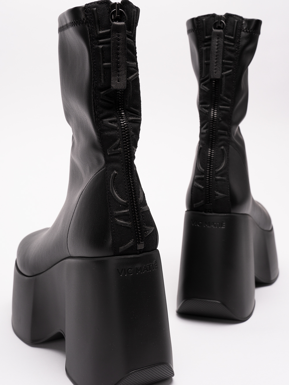 Shop Vic Matie `saudi` Boots In Black