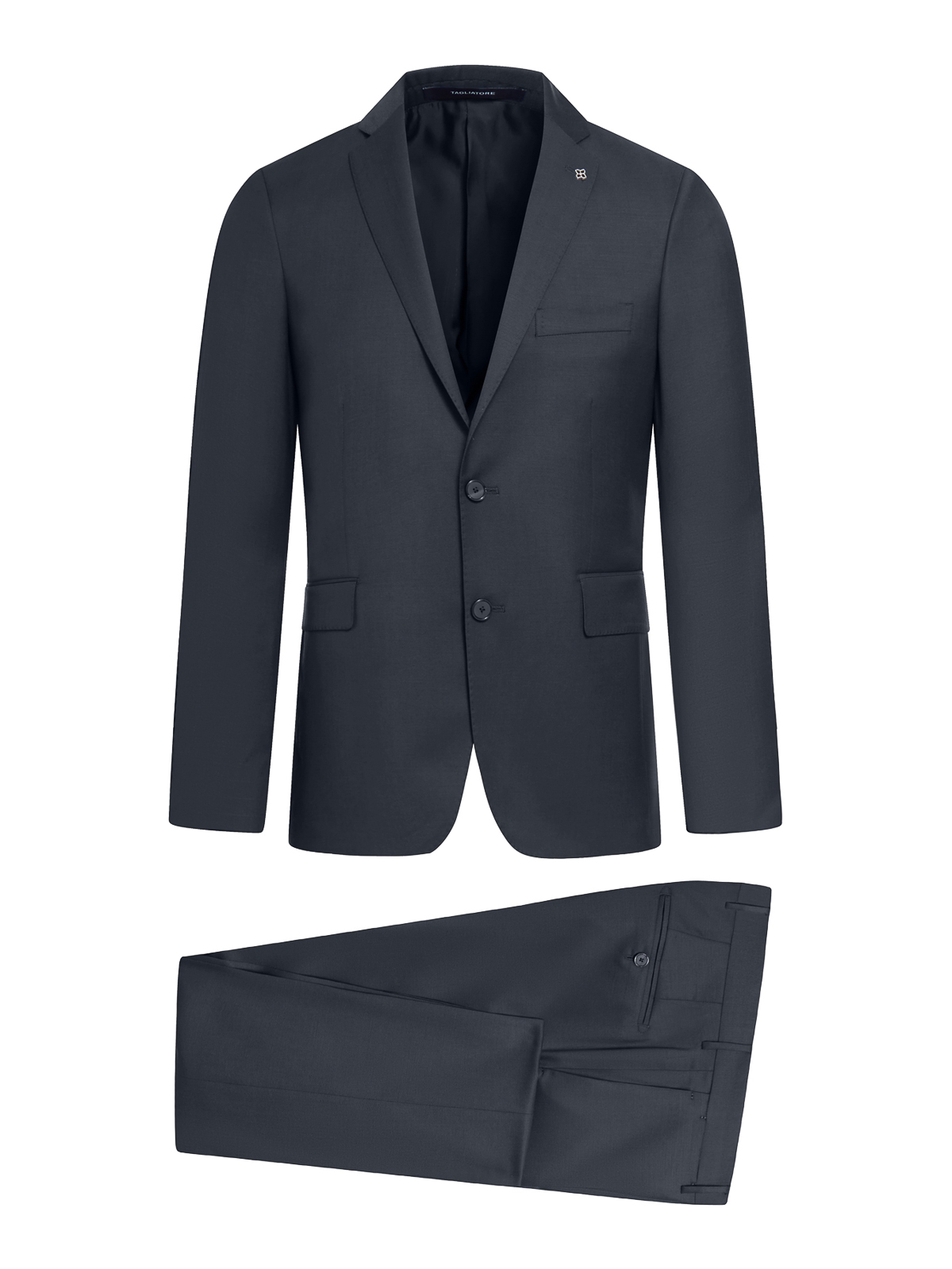 Shop Tagliatore Bruce Jacket Suit With Vest In Dark Grey