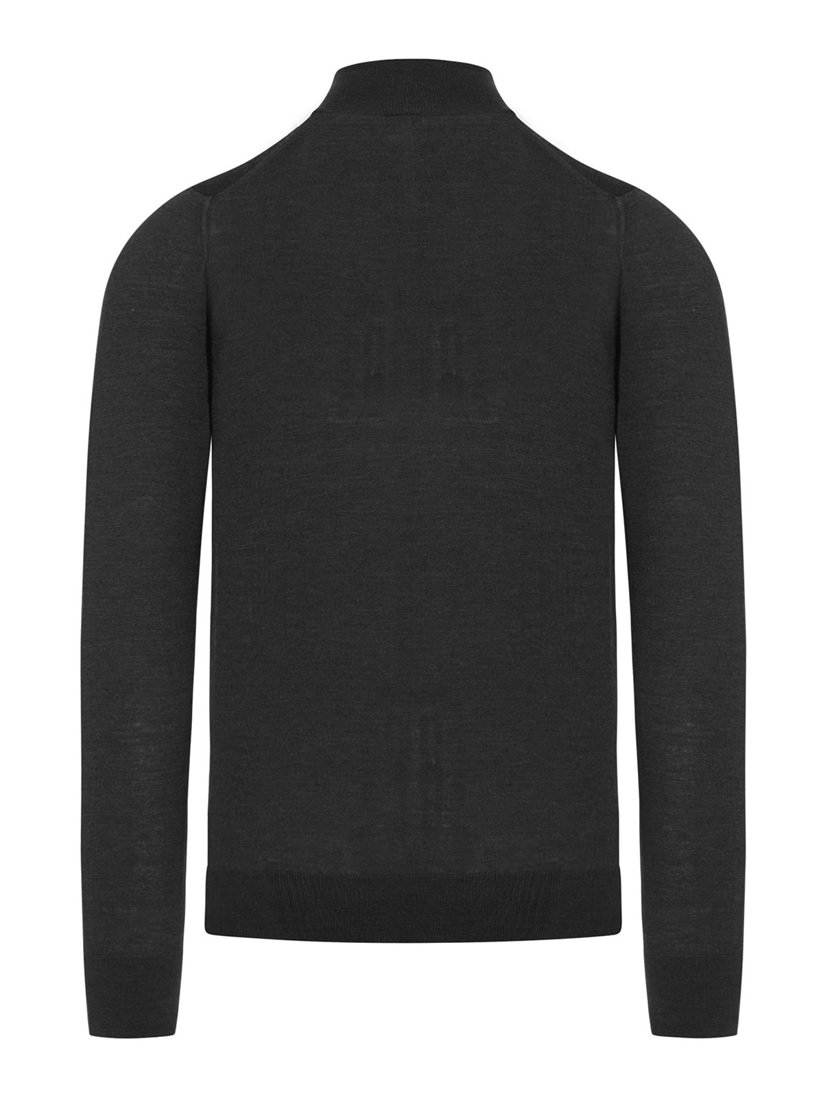 Shop Nome Zipped Wool Jumper In Black