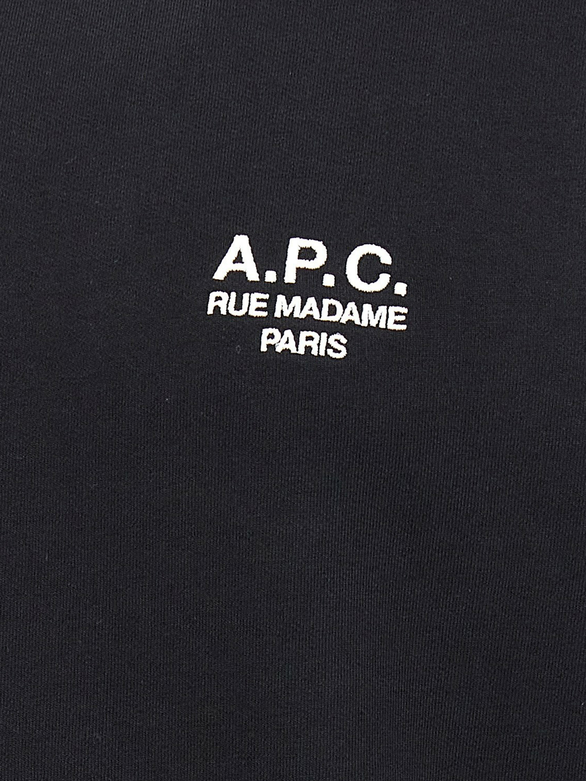 Shop Apc Sweatshirt With Logo Print In Black