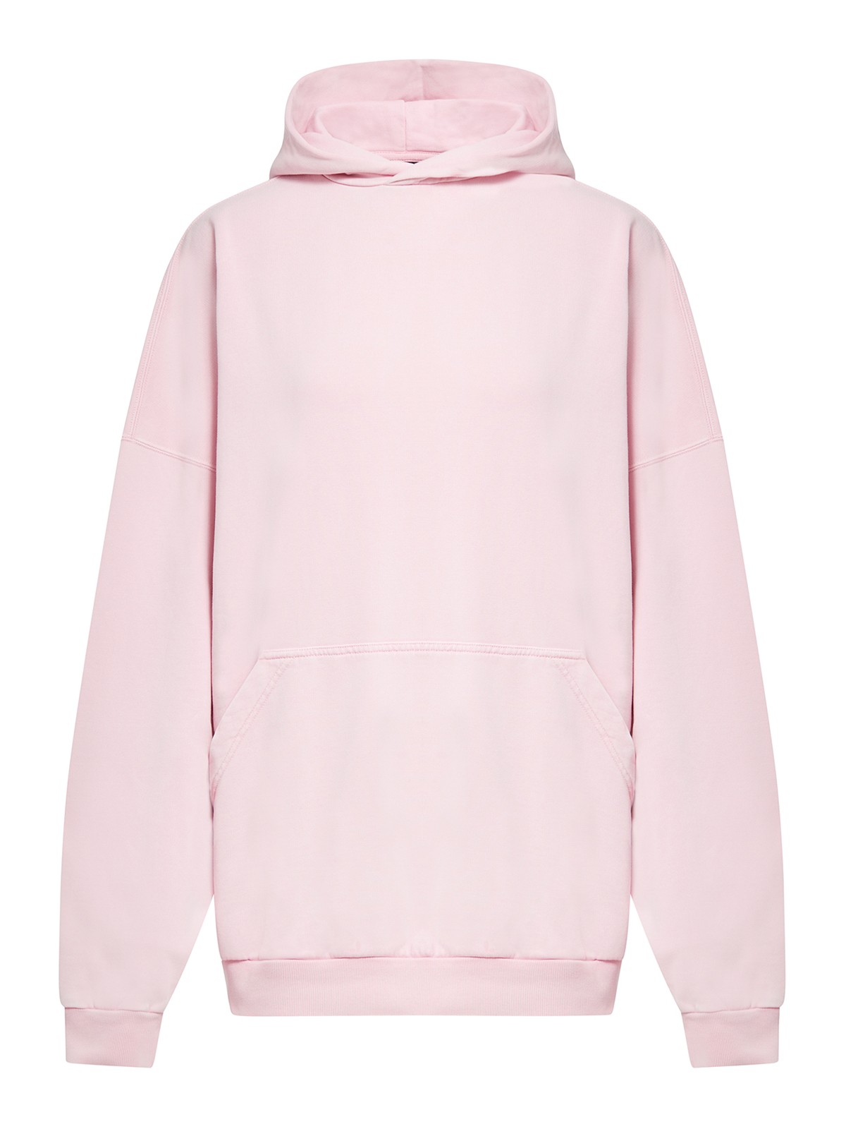 Shop Balenciaga Large Fit Hoodie In Light Pink