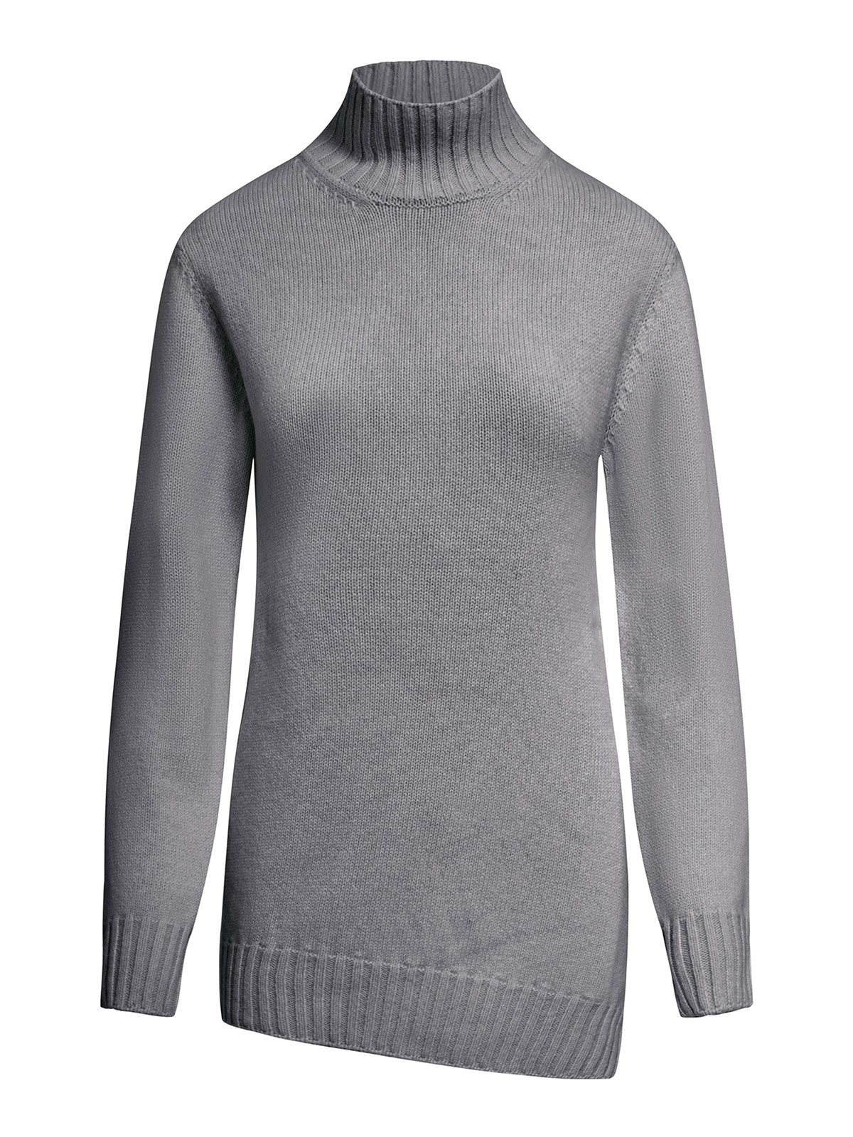 Shop Jil Sander Sweater Hn Ls In Grey