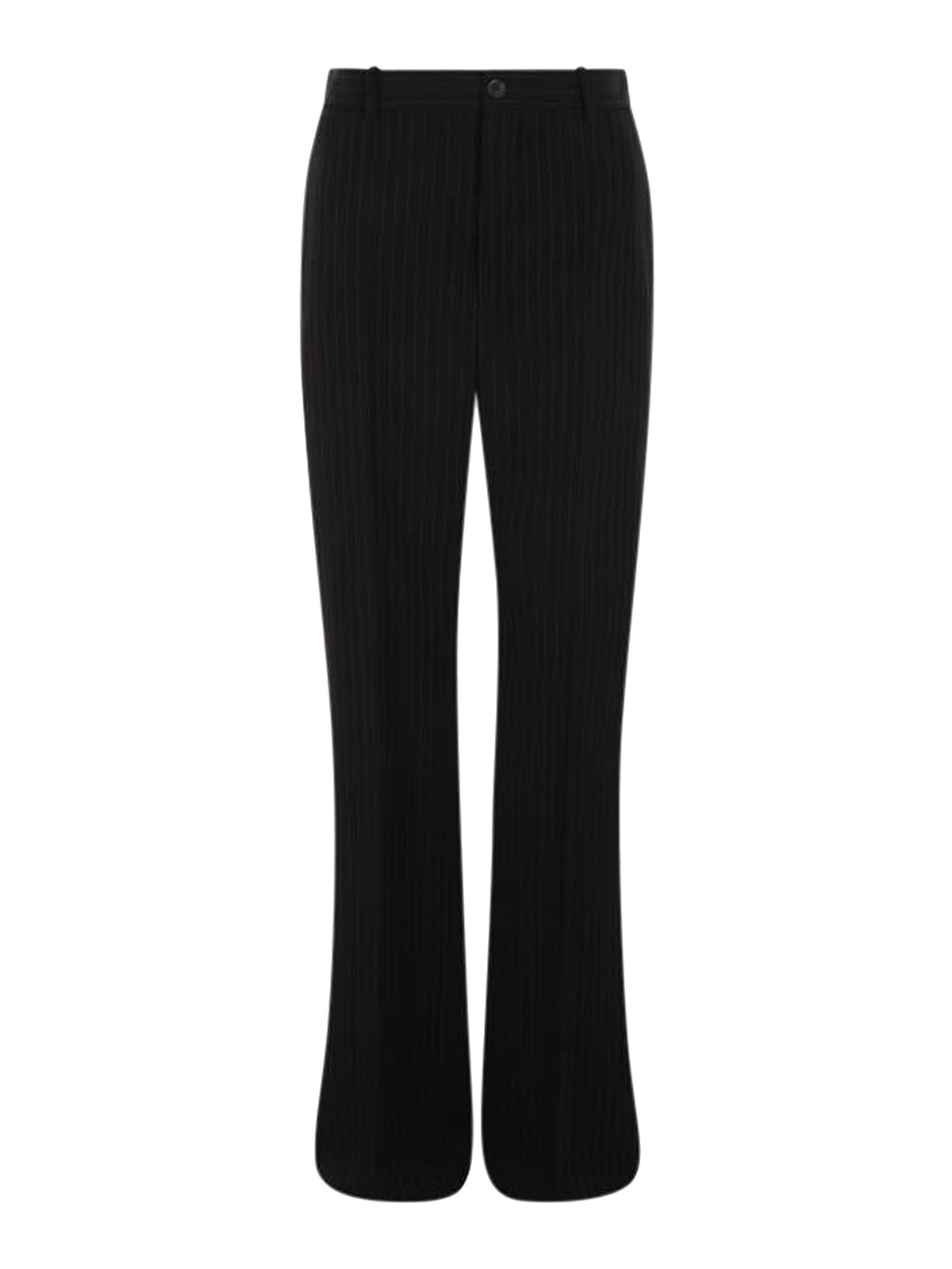 Shop Balenciaga Straight Leg Pants In Black