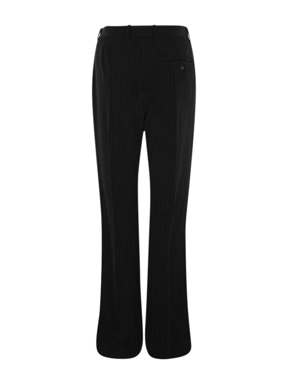 Shop Balenciaga Straight Leg Pants In Black