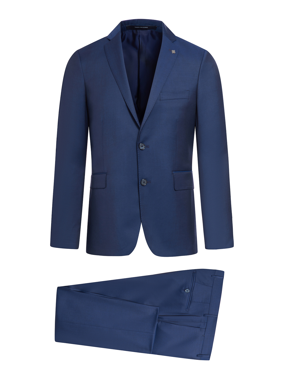 Shop Tagliatore Bruce Jacket Suit With Vest In Blue
