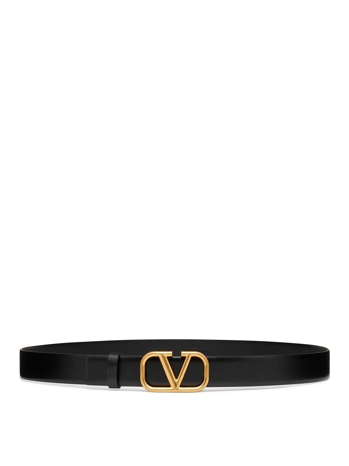 Valentino Garavani Buckle Belt In Black